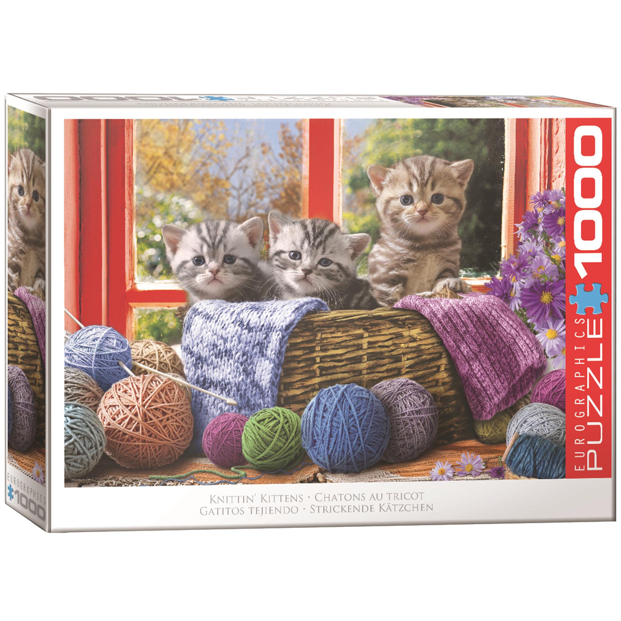 Puzzle de 1000 pièces Knittin Kittens