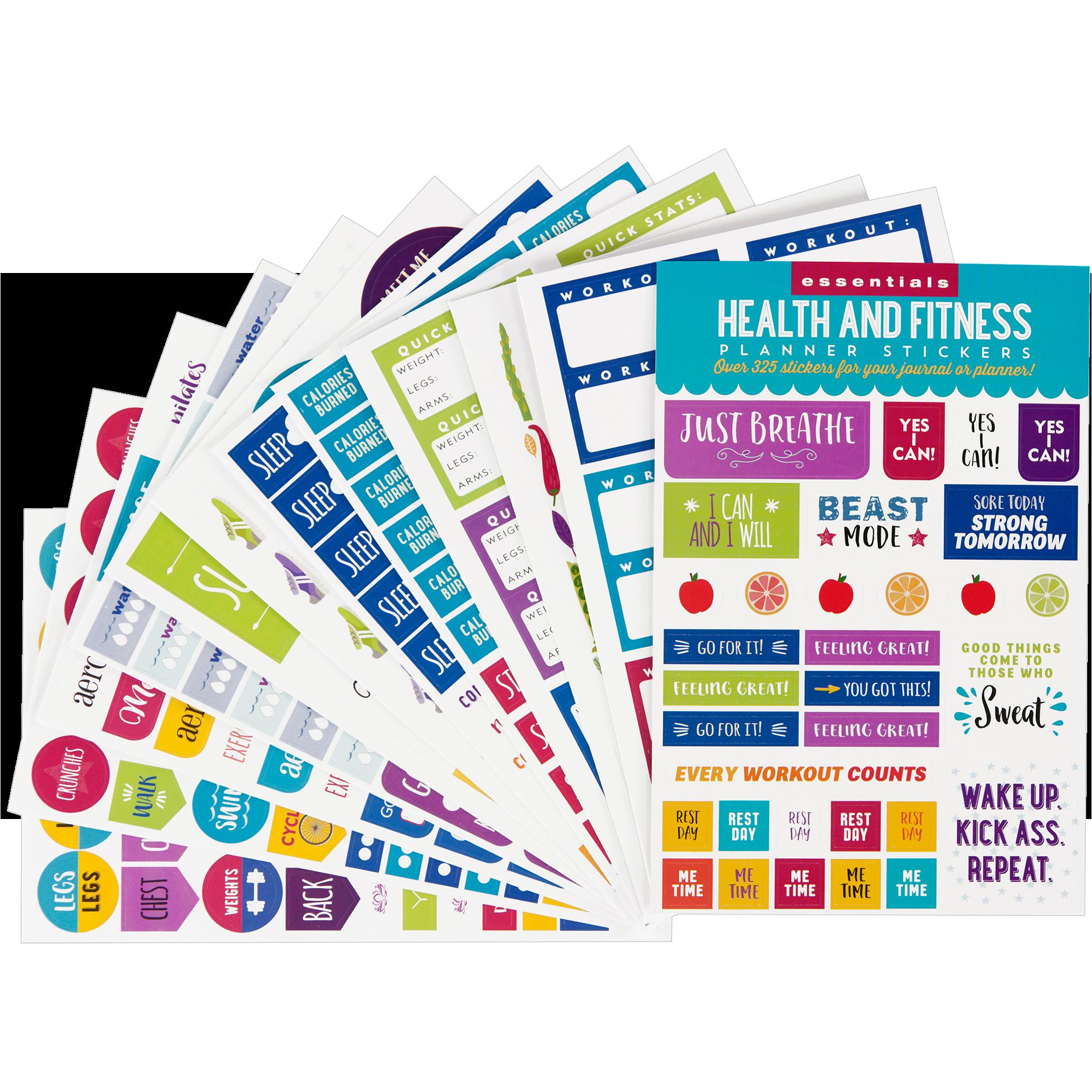 Autocollants pour agenda santé et bien-être