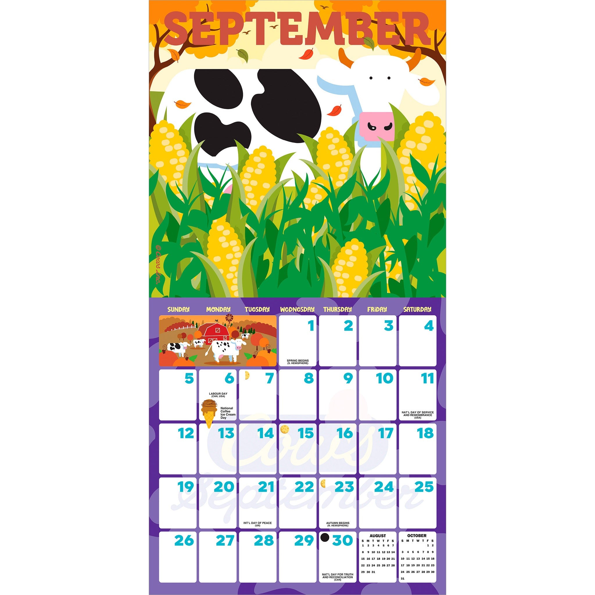 Cows Creamery 2027 Mini Calendar