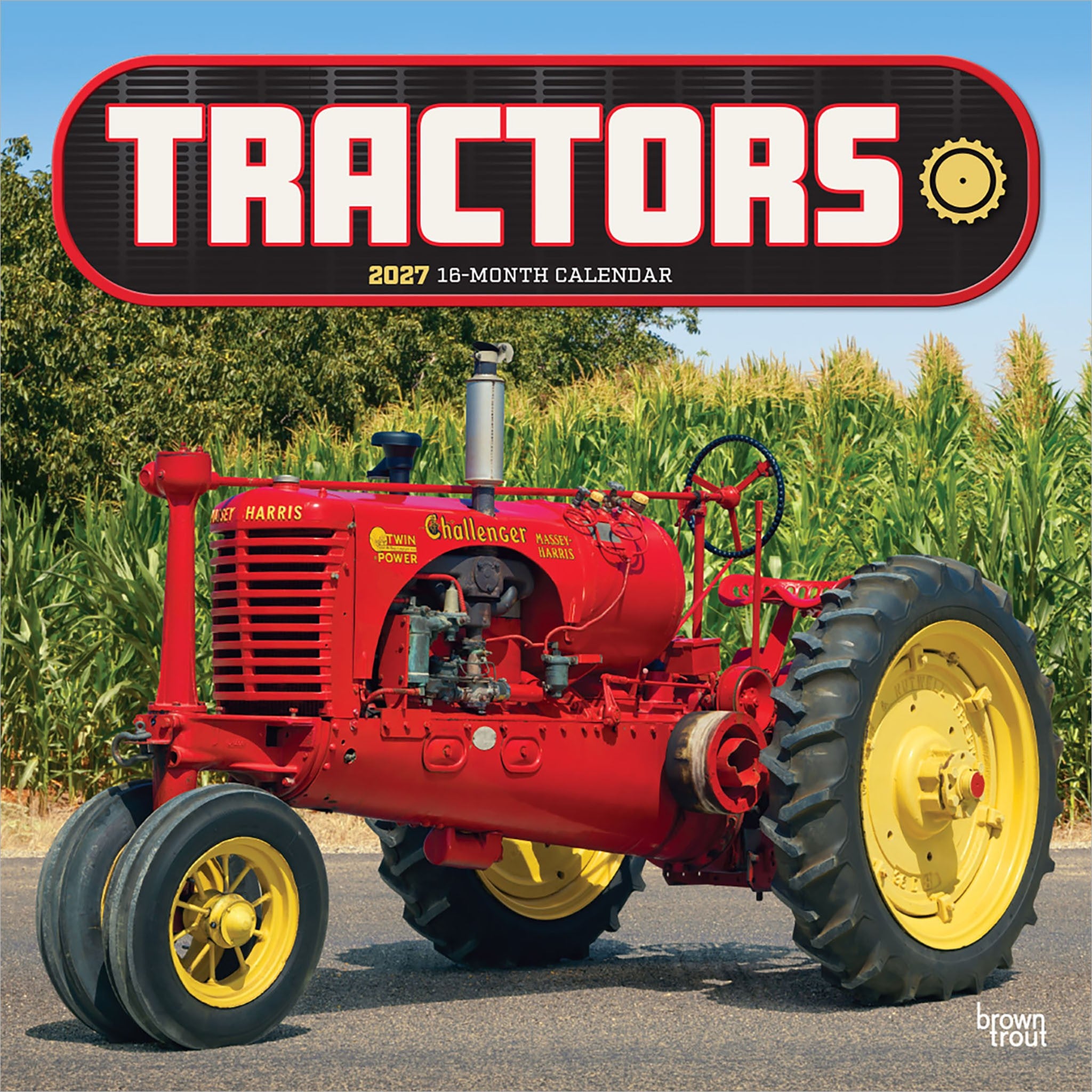 Tractors 2027 Wall Calendar - Online Only