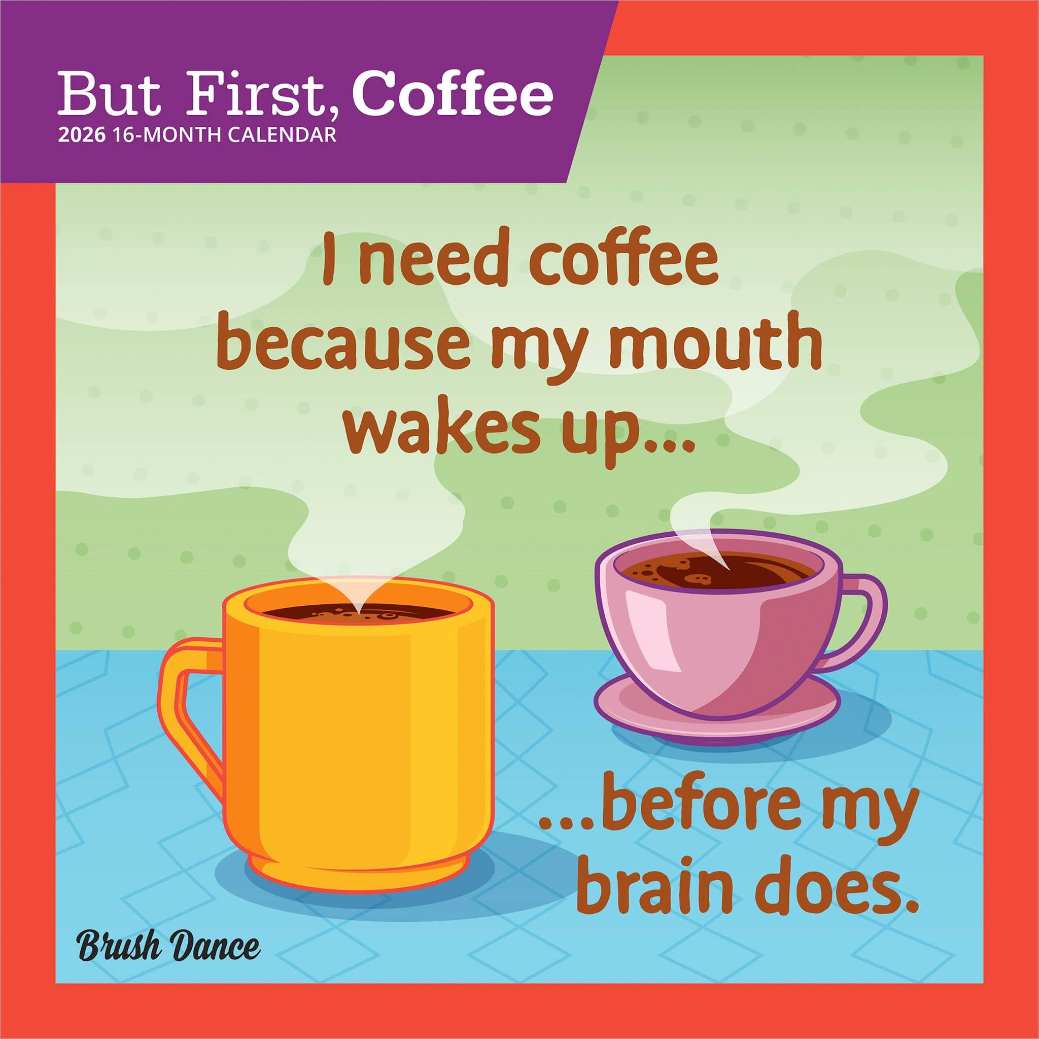 Mais d'abord, café 2026 Mini calendrier