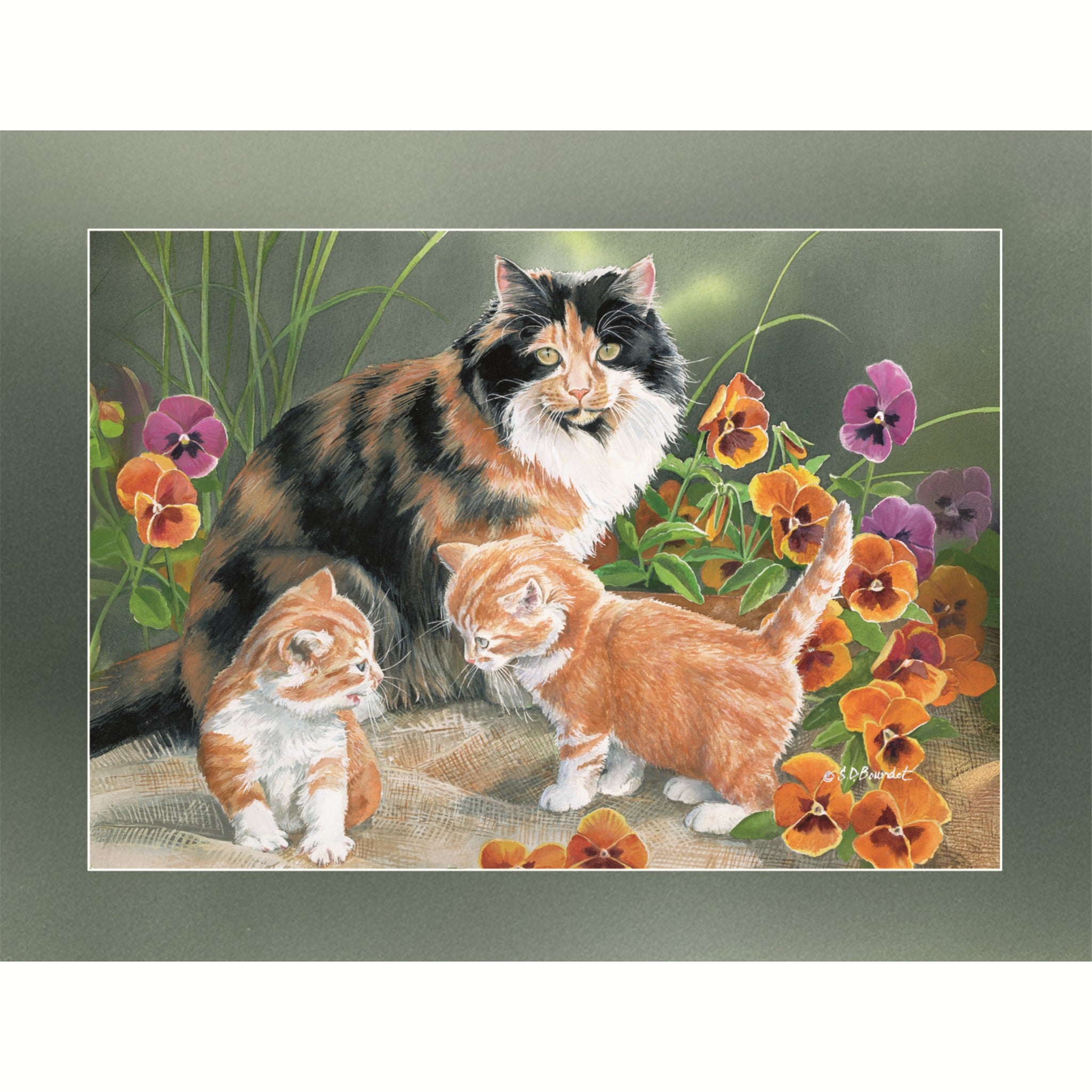 Cats In The Country Special Edition with Print 2027 Wall Calendar