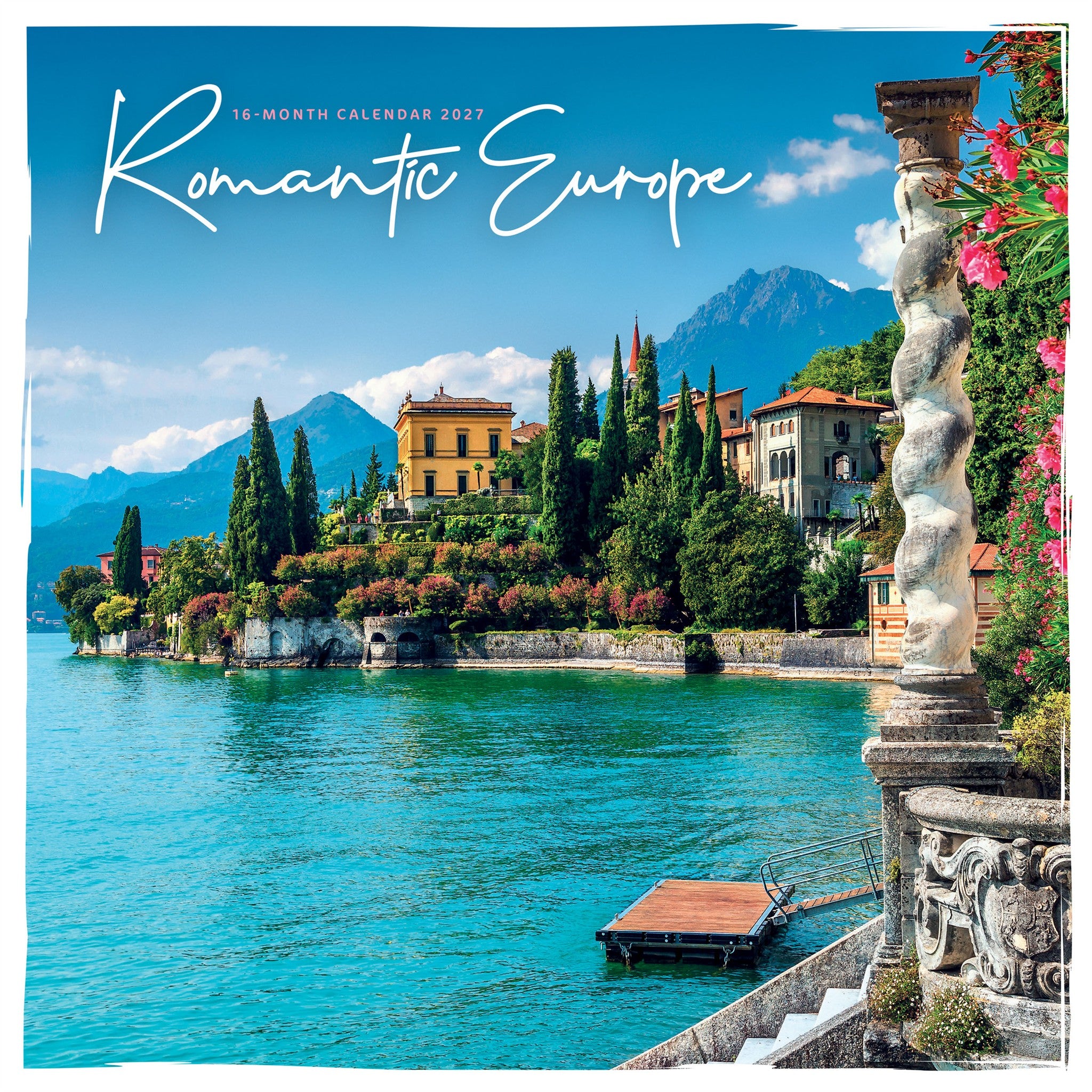 Calendrier mural Europe romantique 2027