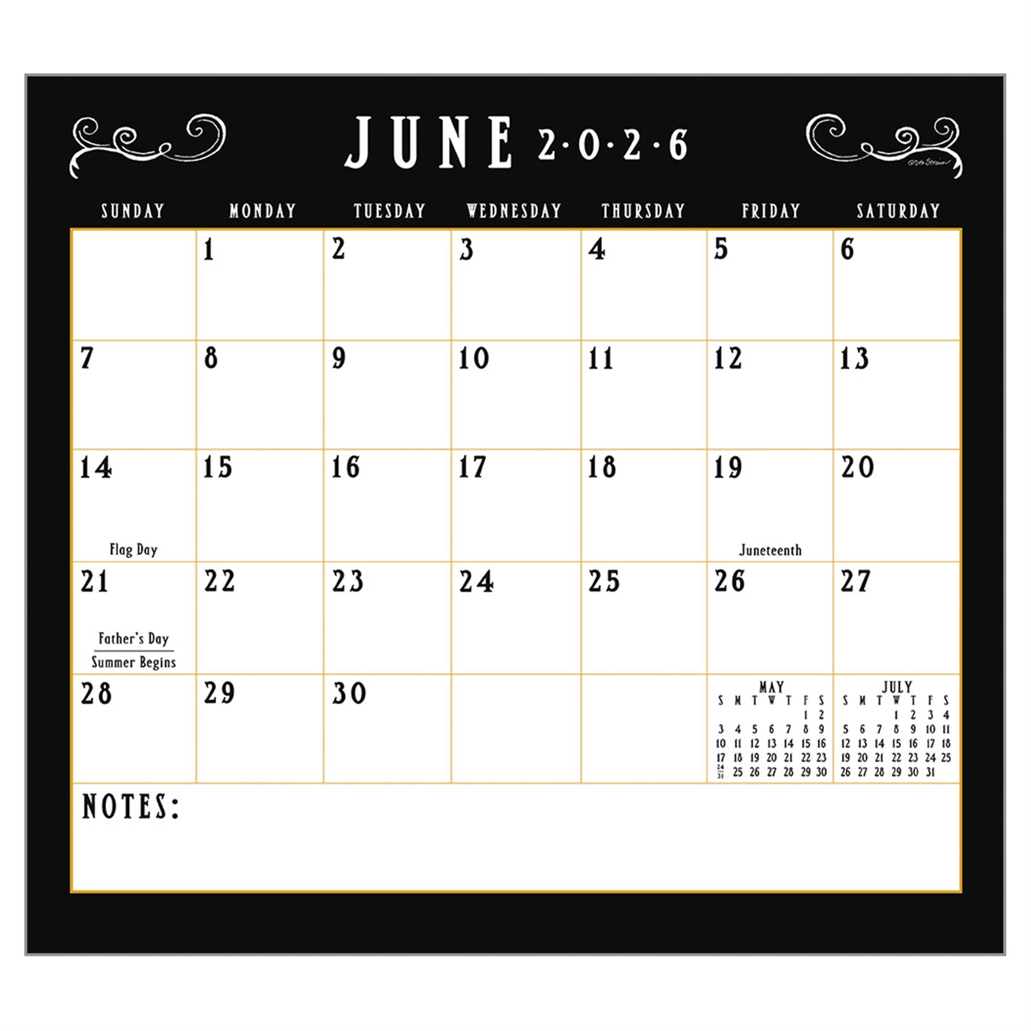 Calendrier mural de luxe Beautiful Life 2026 - Disponible uniquement en ligne