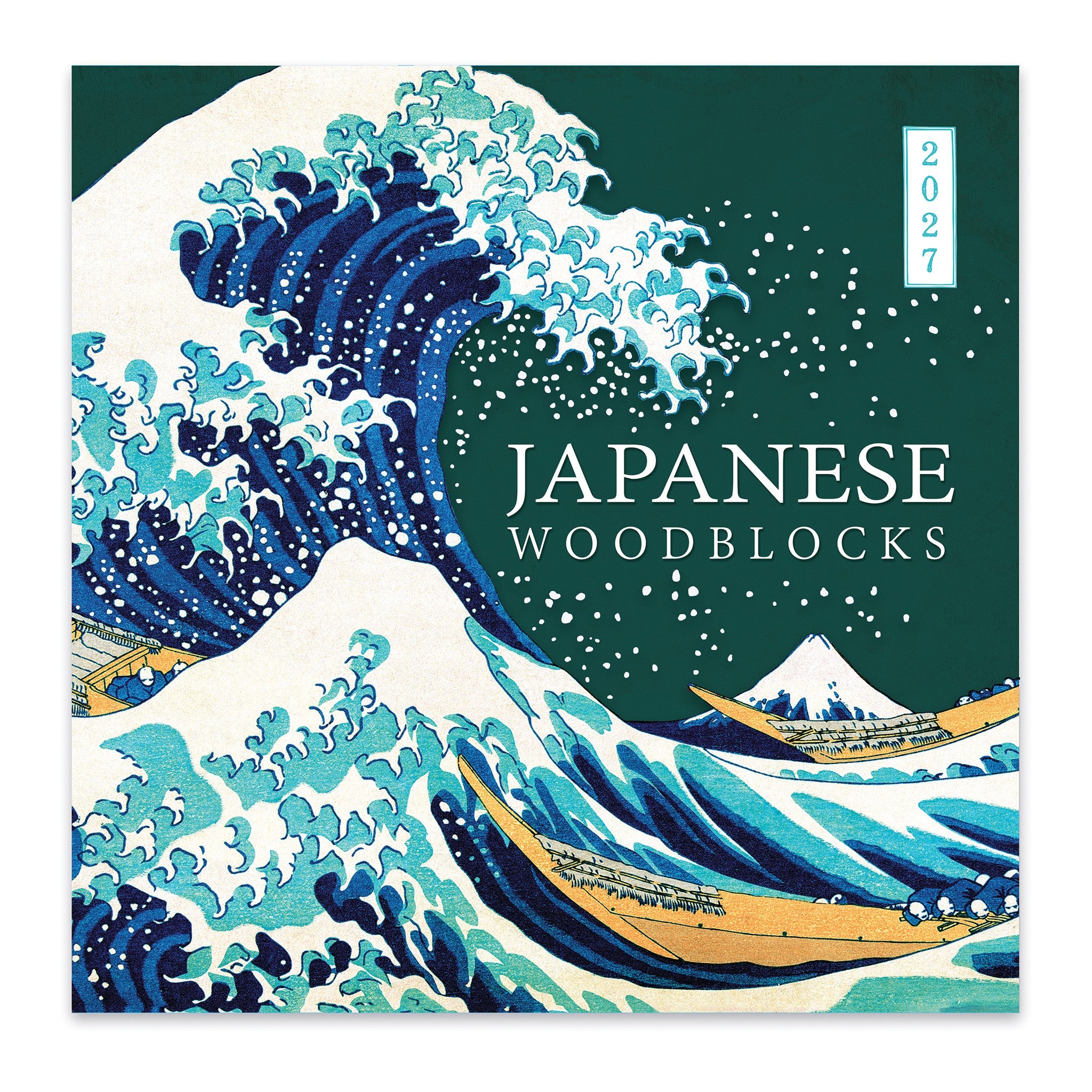 Japanese Woodblocks 2027 Mini Calendar