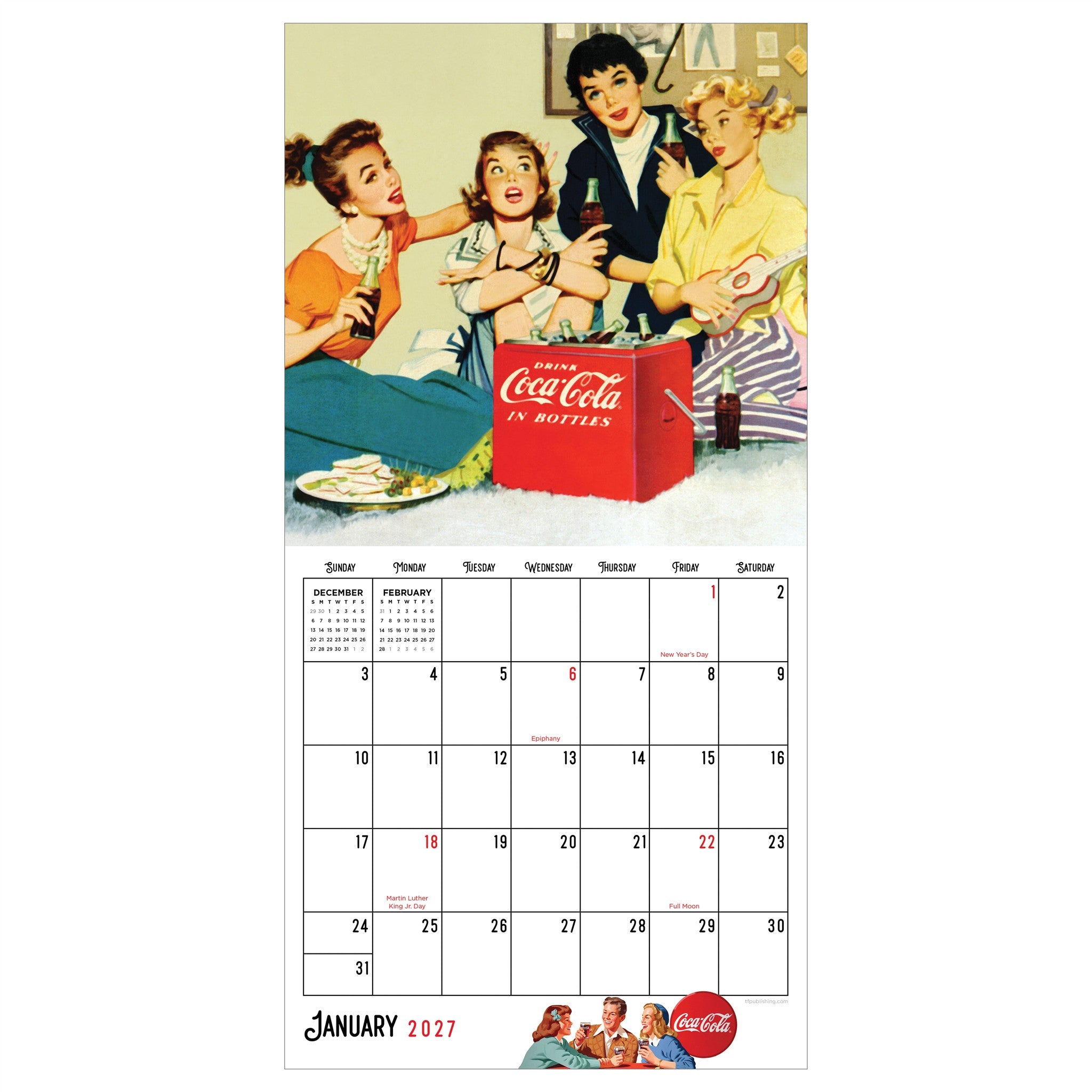 Coca-Cola 2027 Mini Calendar
