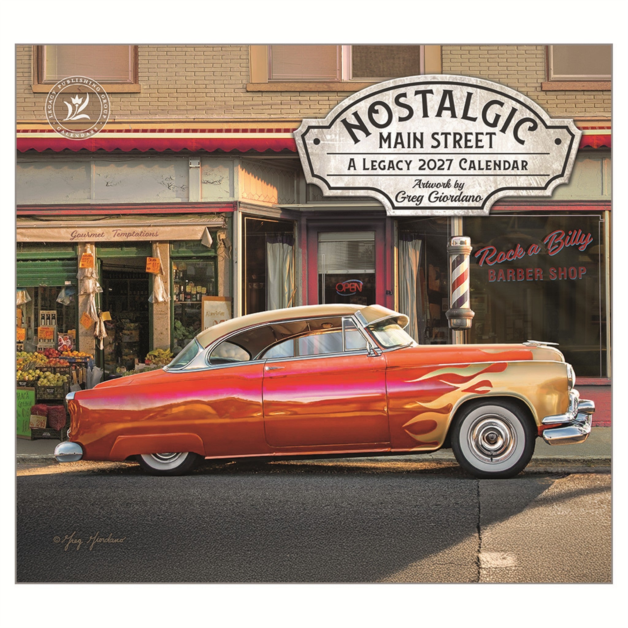 Calendrier mural Nostalgic Main Street 2027 – Exclusivité en ligne