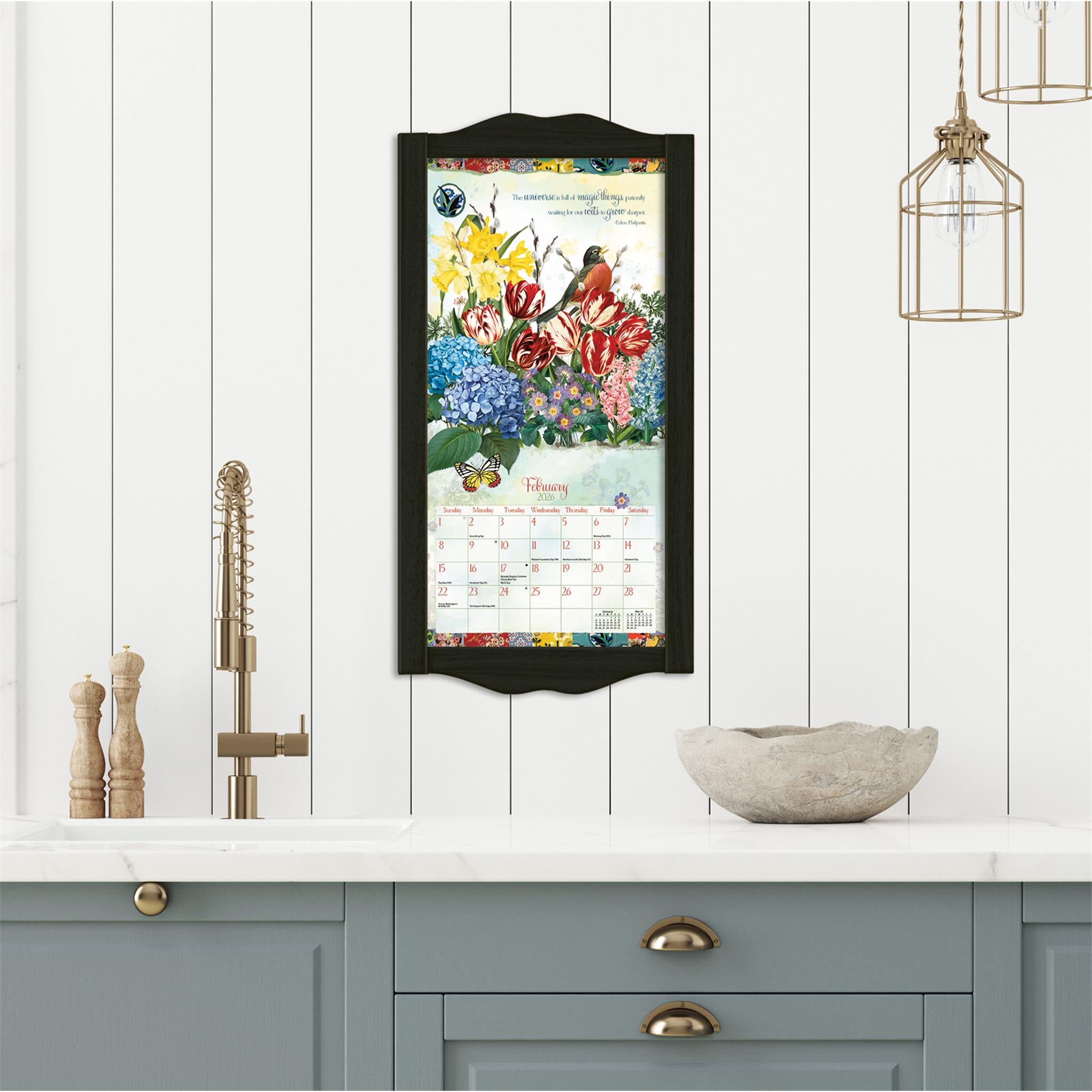 Garden Botanicals 2026 Slim Calendar - Online Only