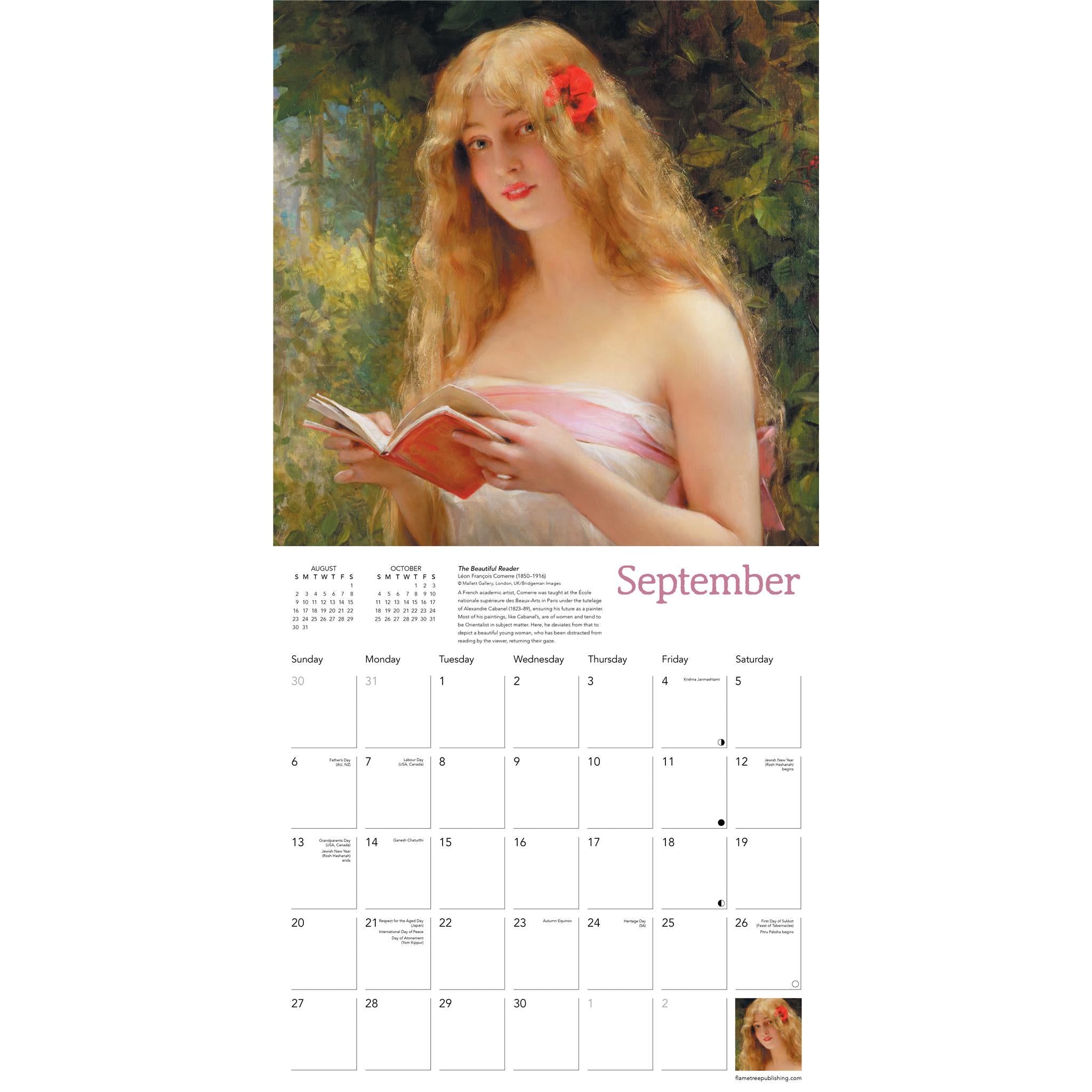 Calendrier mural 2026 des amoureux des livres - Disponible uniquement en ligne