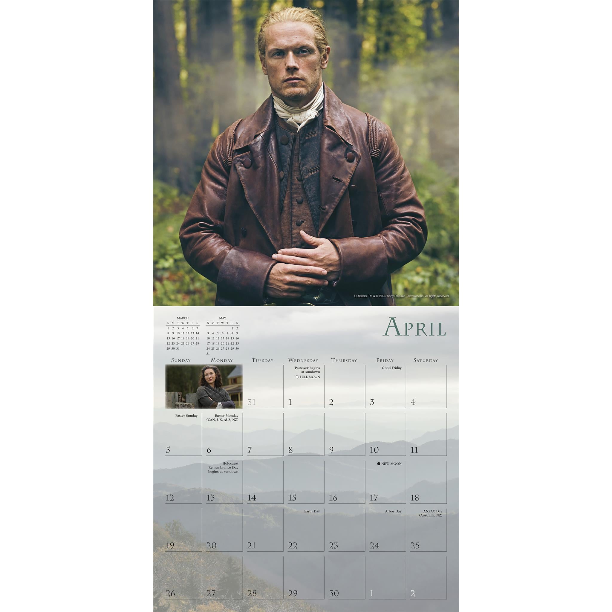 Calendrier mural Outlander 2026