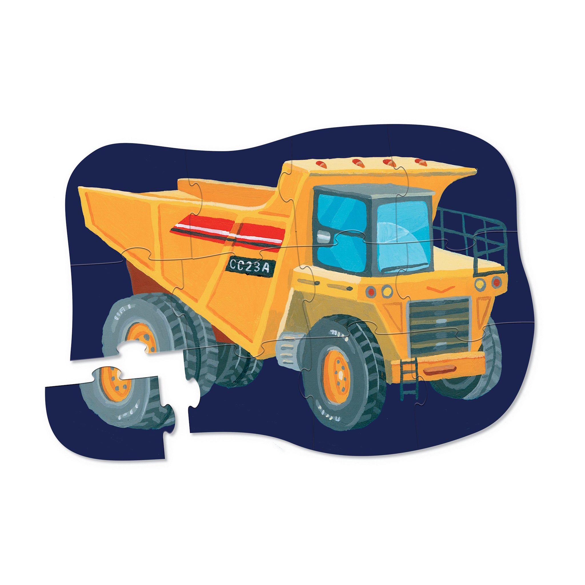 Puzzle de 12 pièces « Zone de construction »