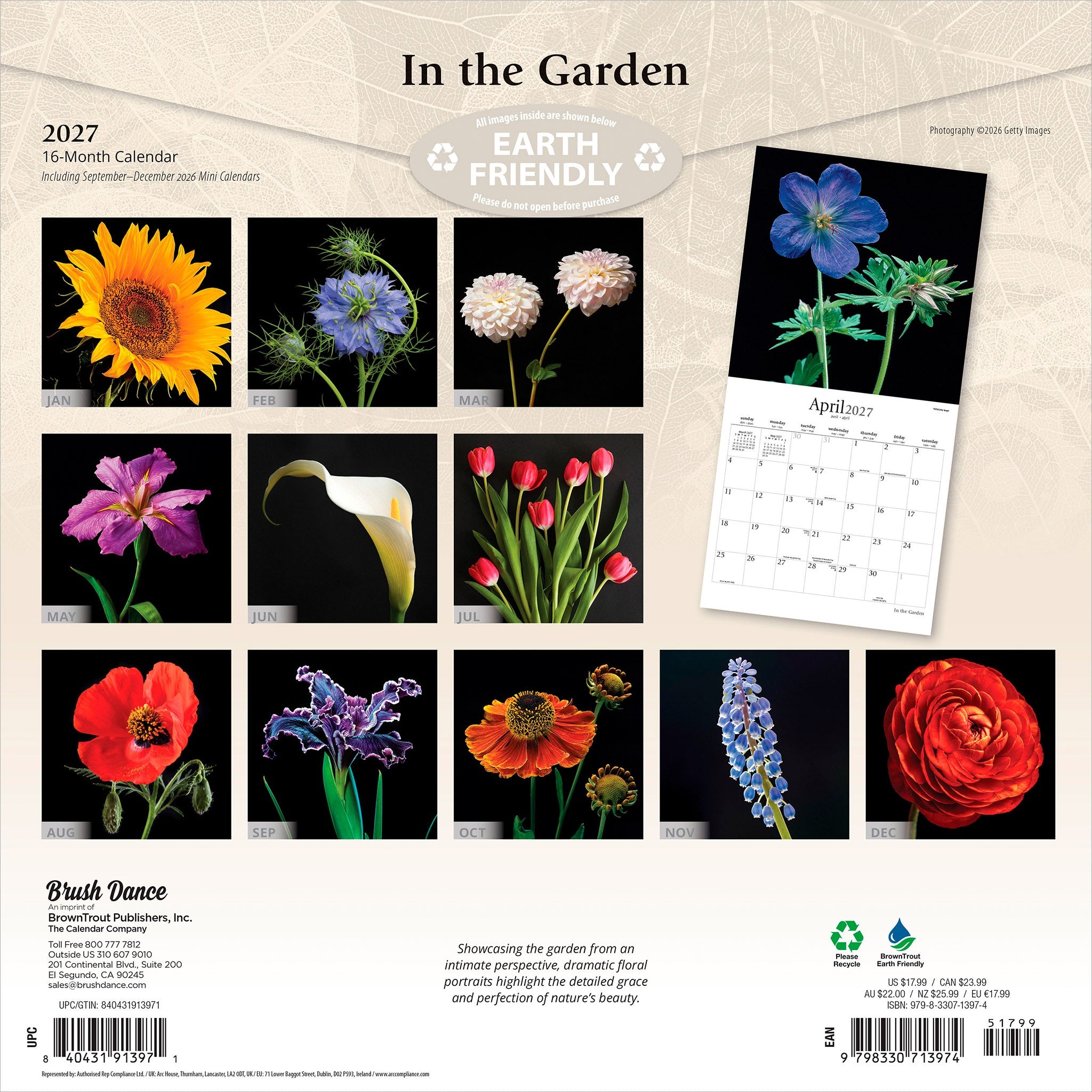 In the Garden 2027 Wall Calendar