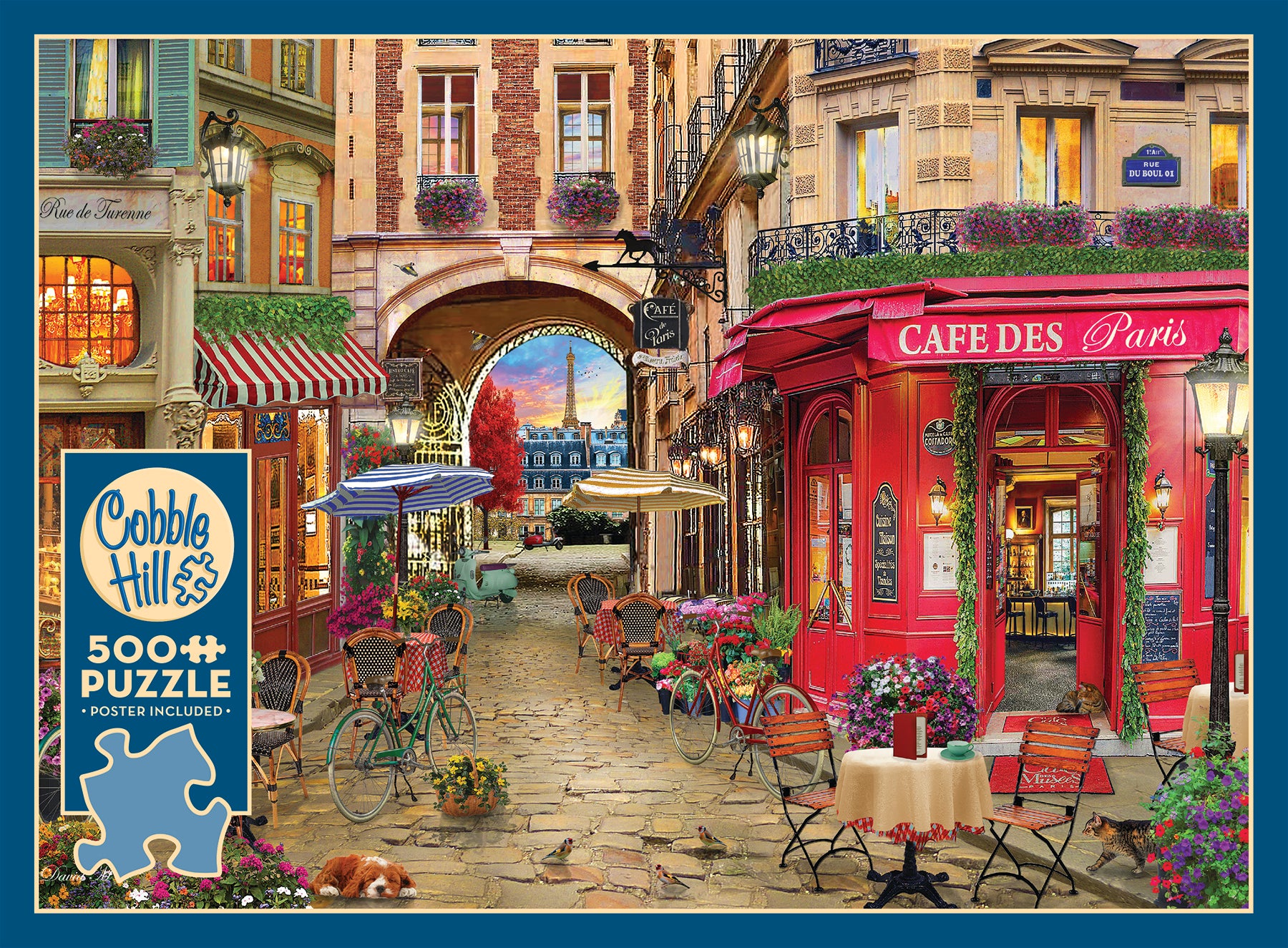 Puzzle de 500 pièces Café des Paris