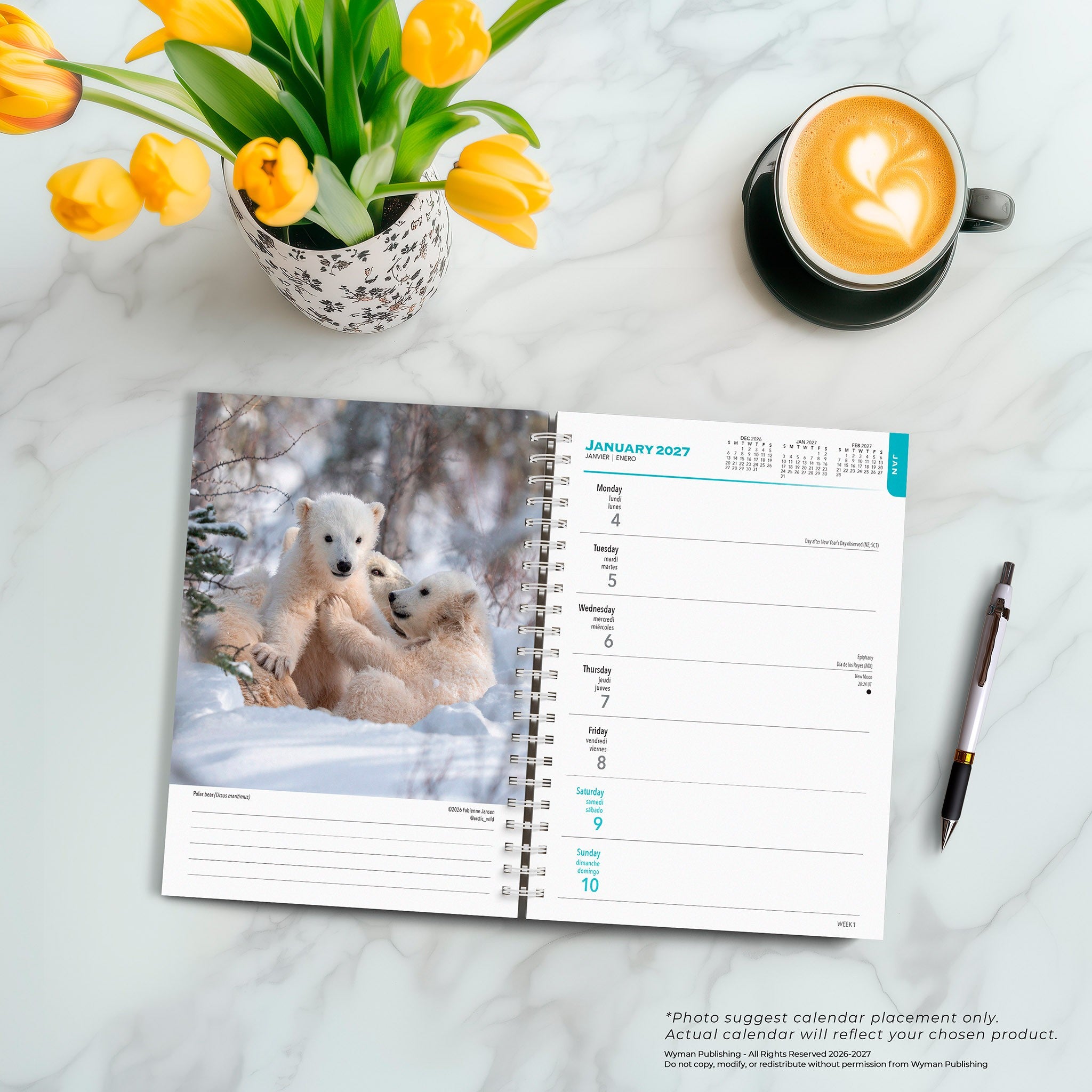 Canadian Geographic Wilderness Canada 2027 Engagement Calendar