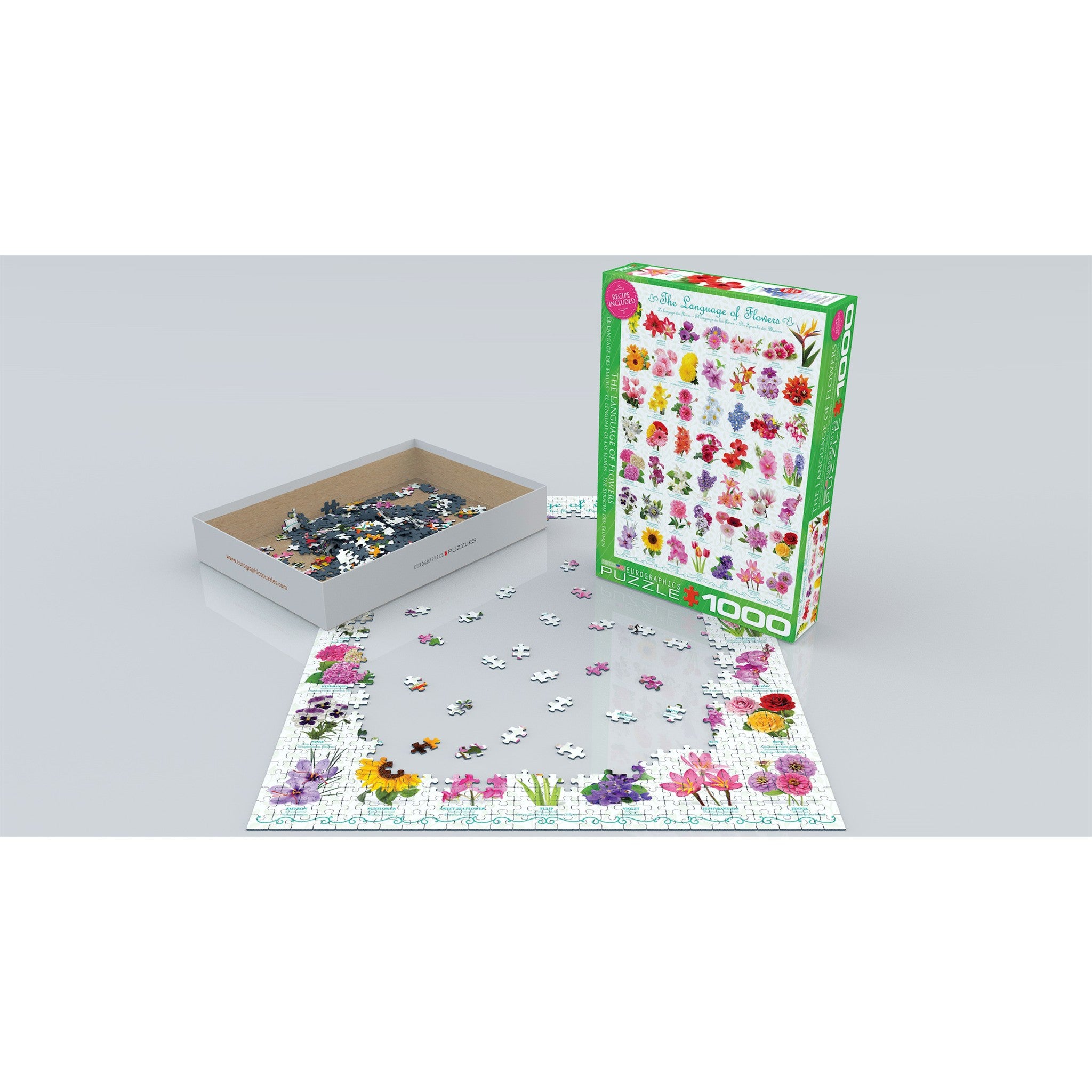 Le Langage des Fleurs Puzzle de 1000 pièces - En ligne seulement