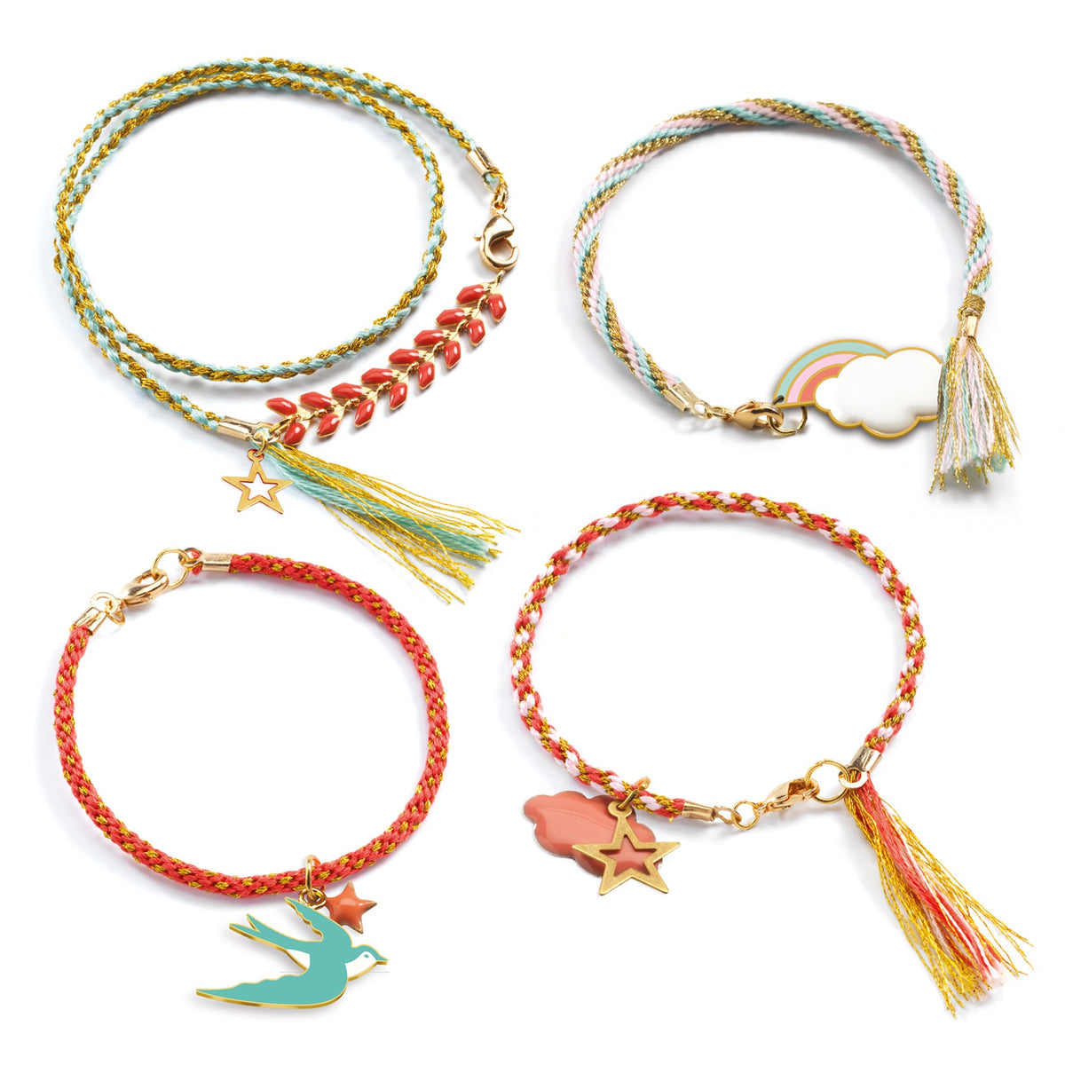 Celeste Kumihimo Bracelets