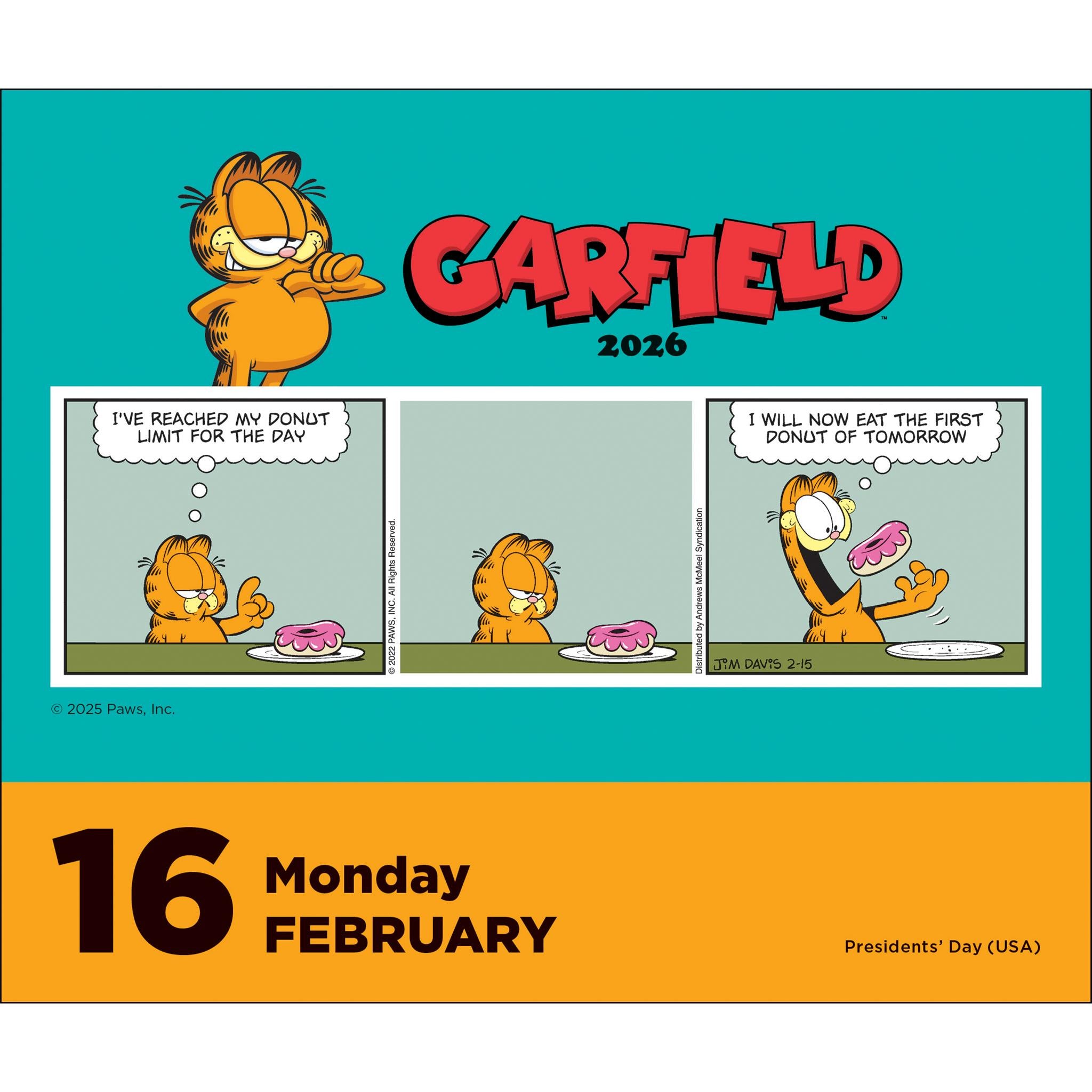 Calendrier Garfield 2026