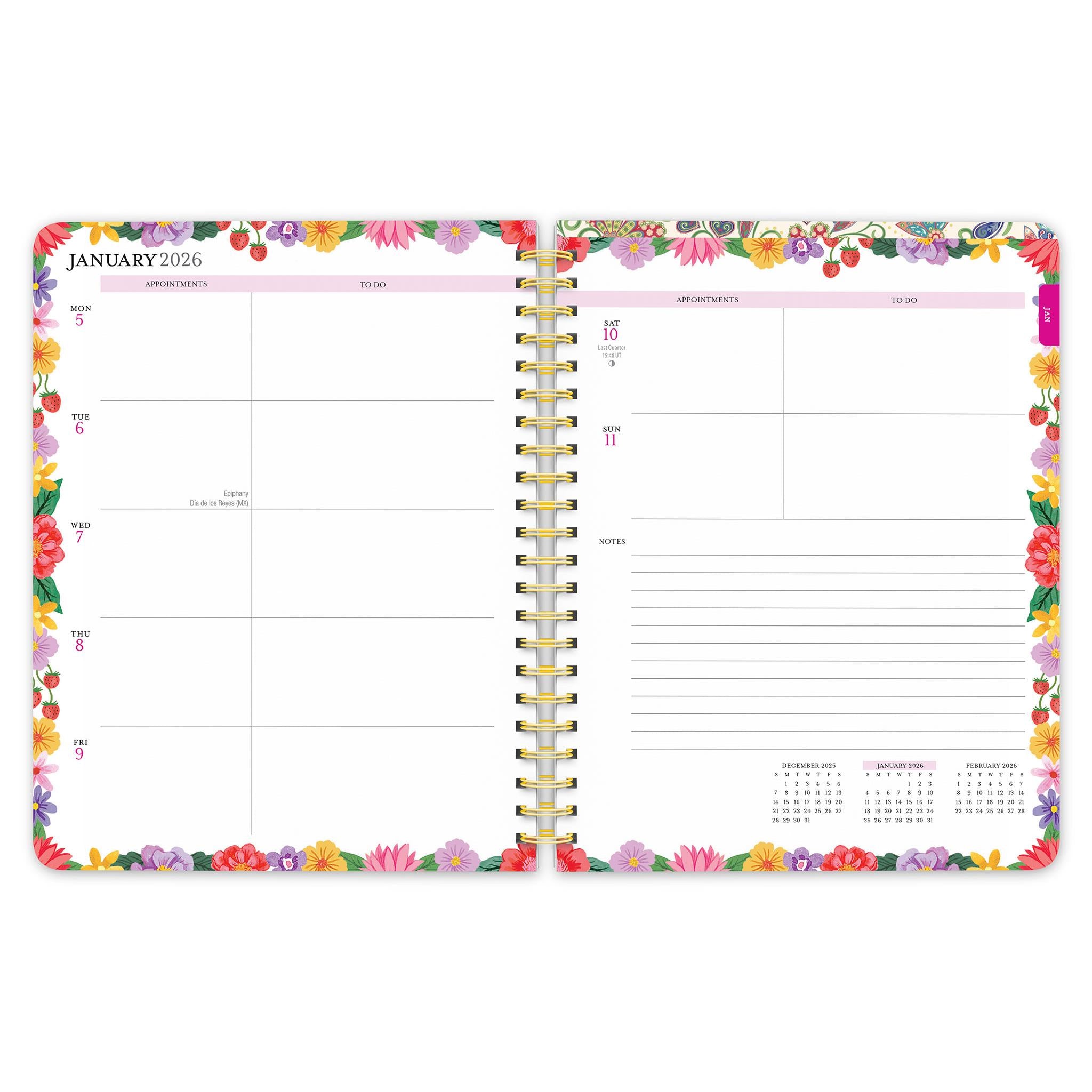 Calendrier des fiançailles de Bonnie Marcus pour 2026