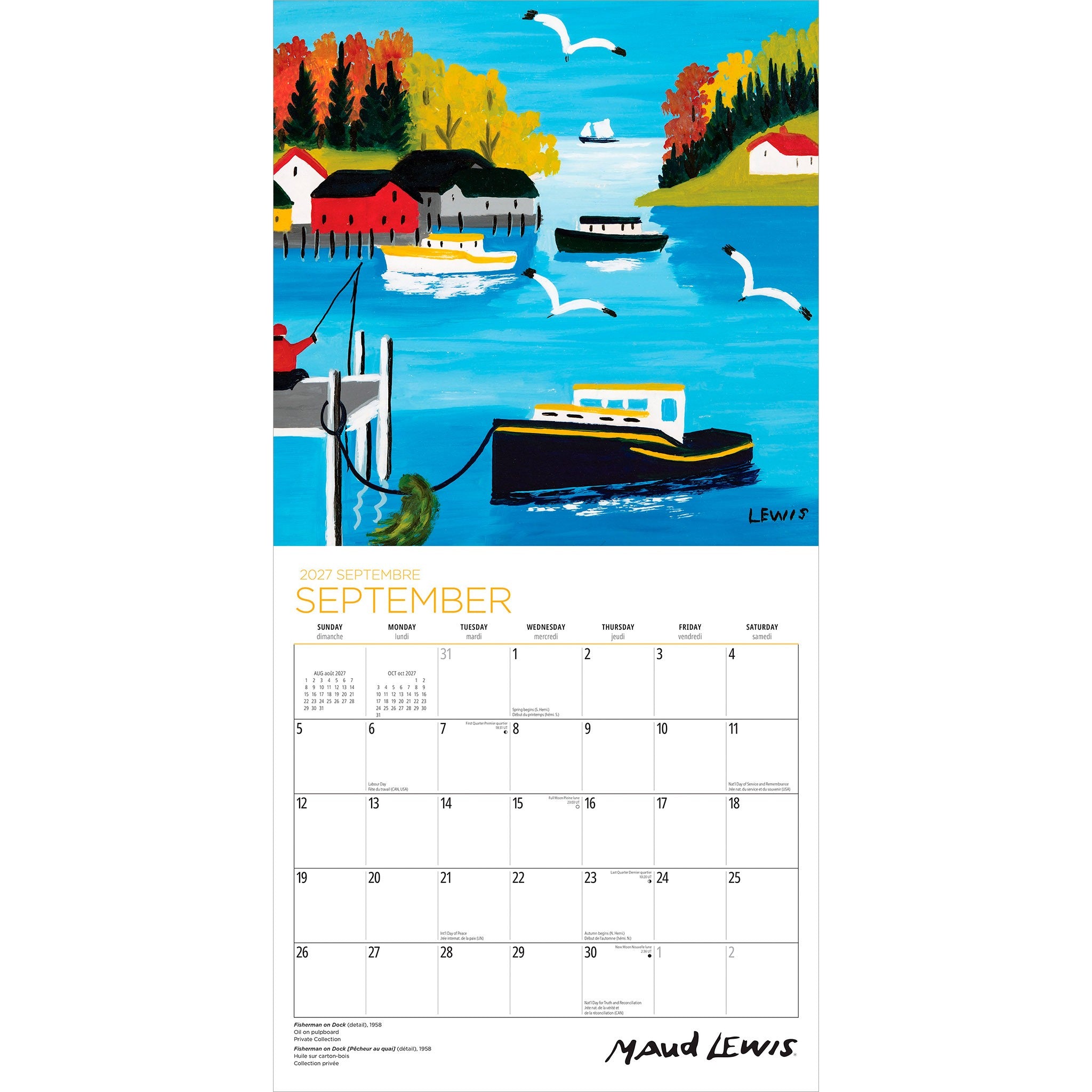 Maud Lewis 2027 Wall Calendar