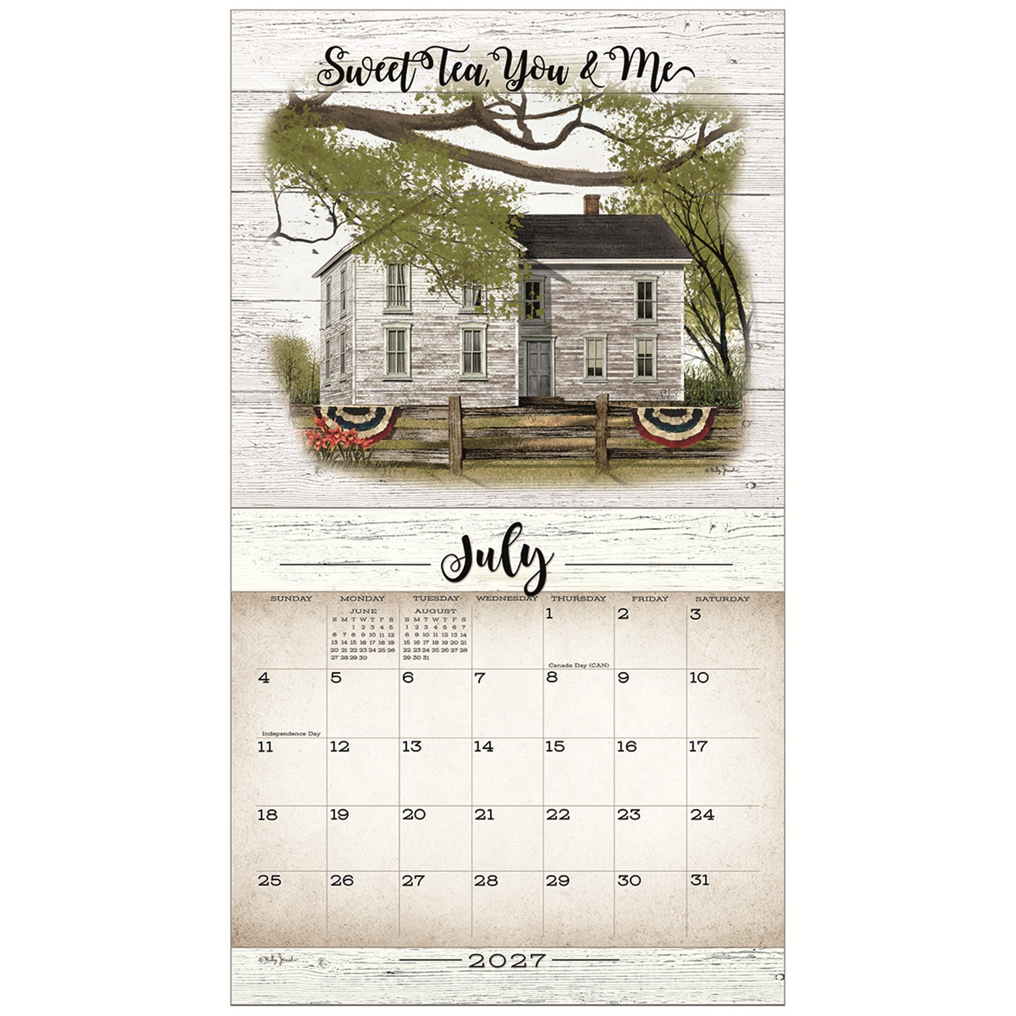 Farmhouse 2027 Wall Calendar