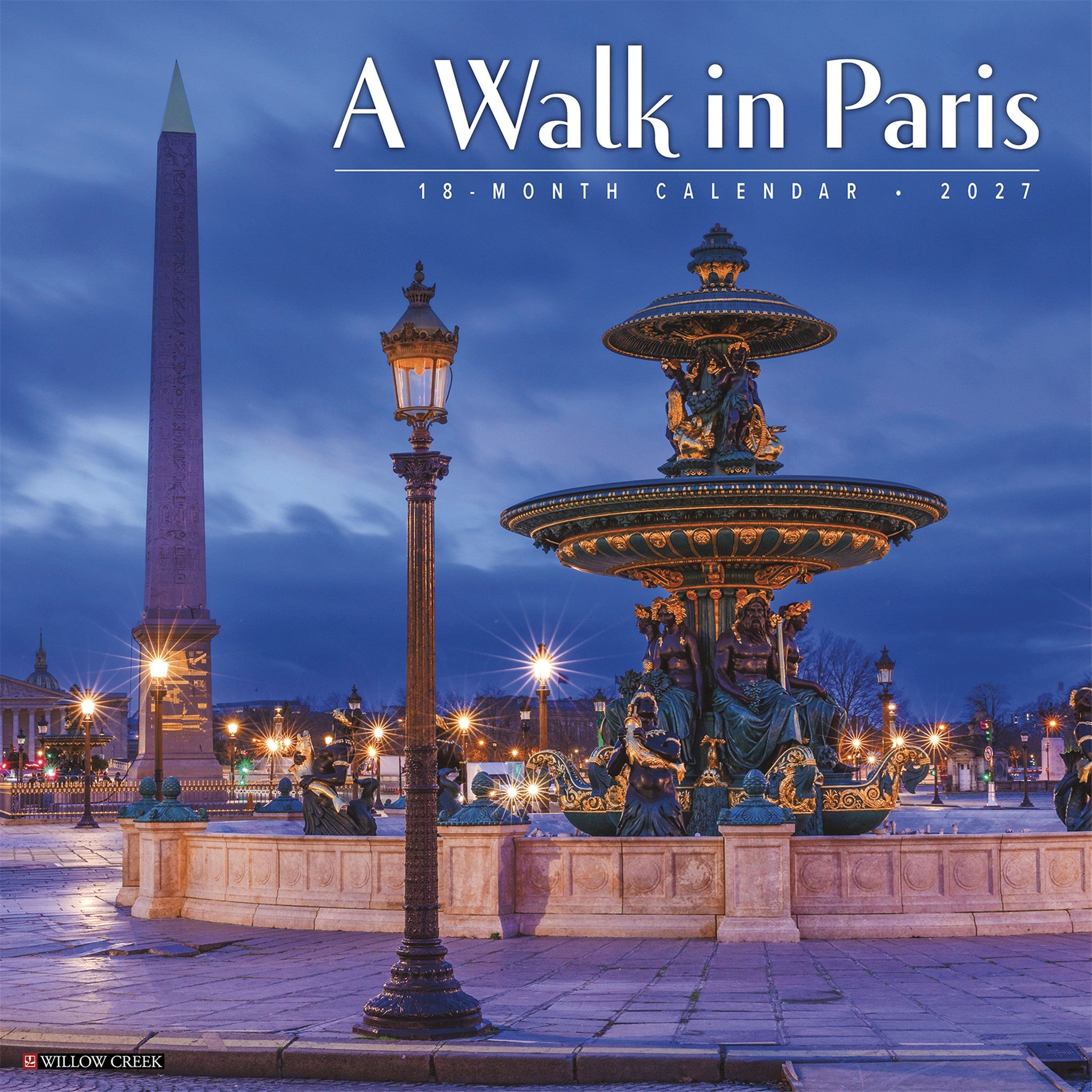 A Walk in Paris 2027 Wall Calendar - Online Only