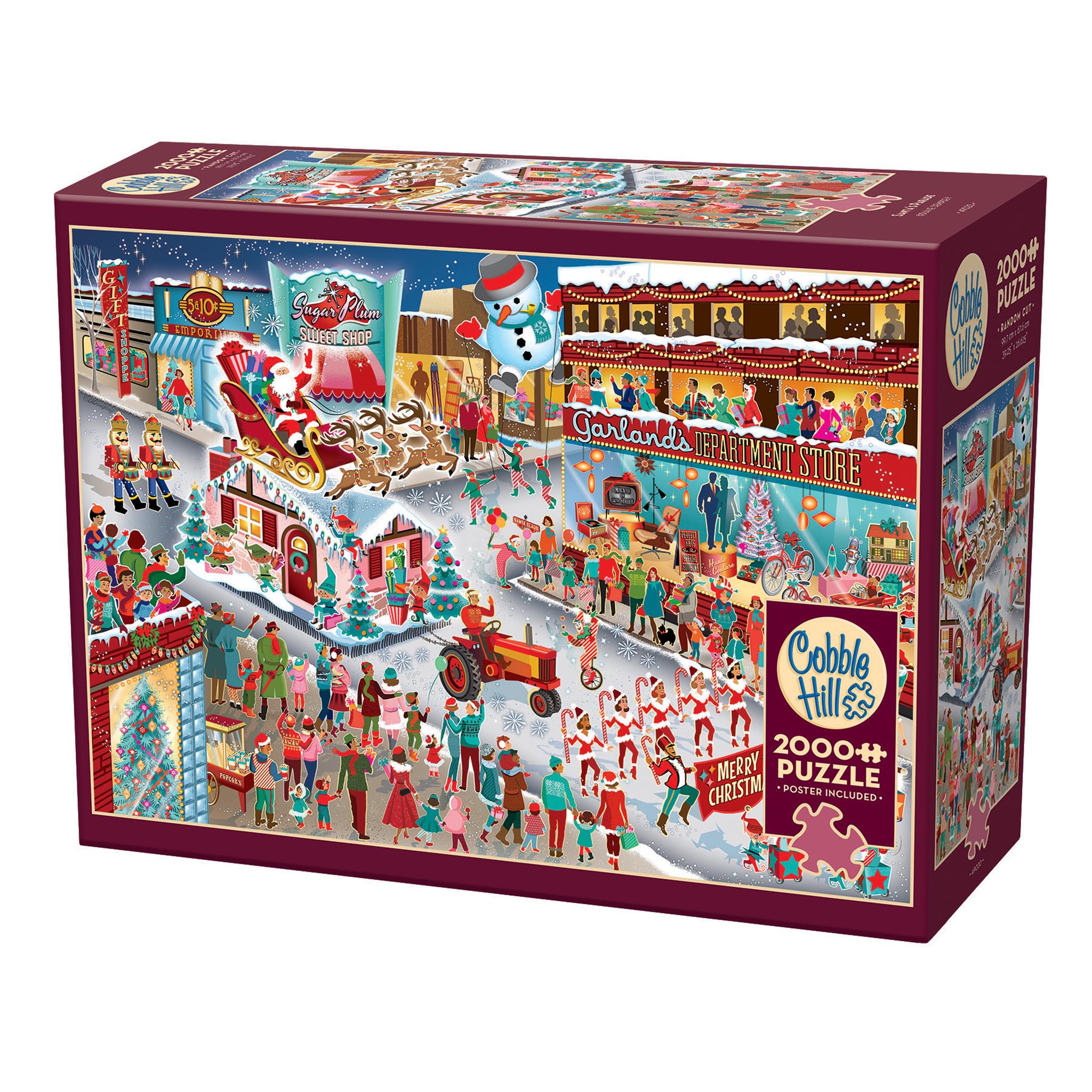 Puzzle de 2000 pièces « Le défilé du Père Noël »
