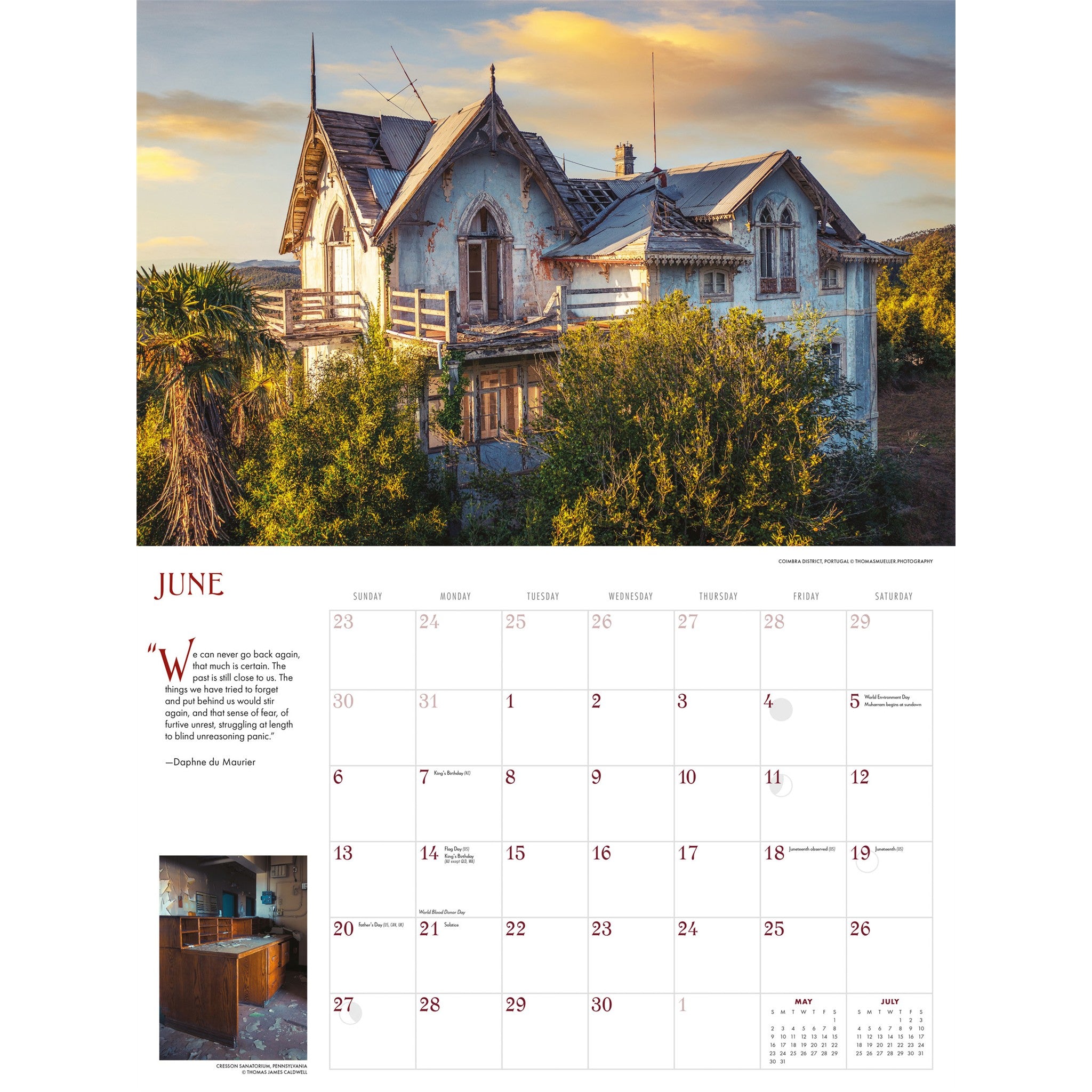 Calendrier mural Esprits 2027