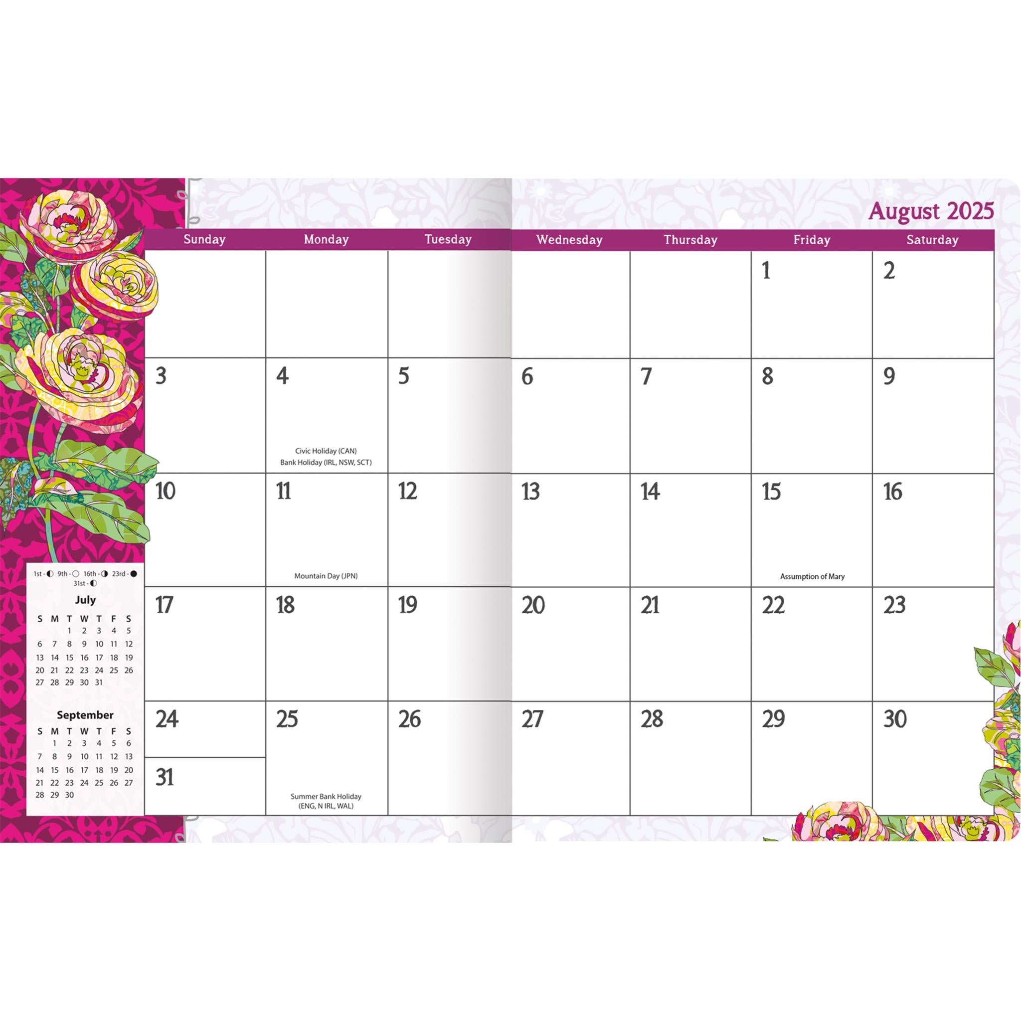 Ladybird 2025-2026 Monthly Planner Calendar