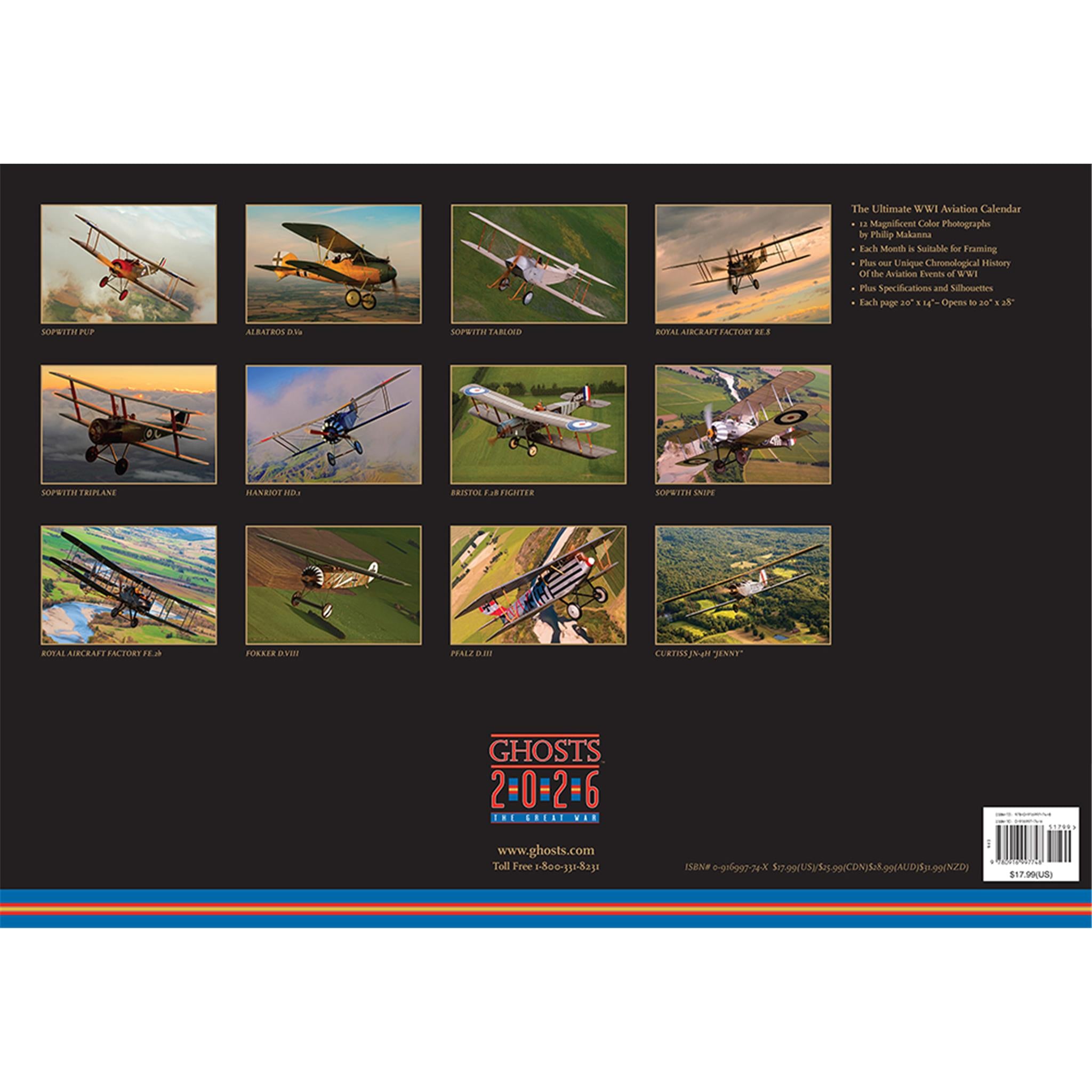 Calendrier 2026 des Fantômes du Mur de la Grande Guerre