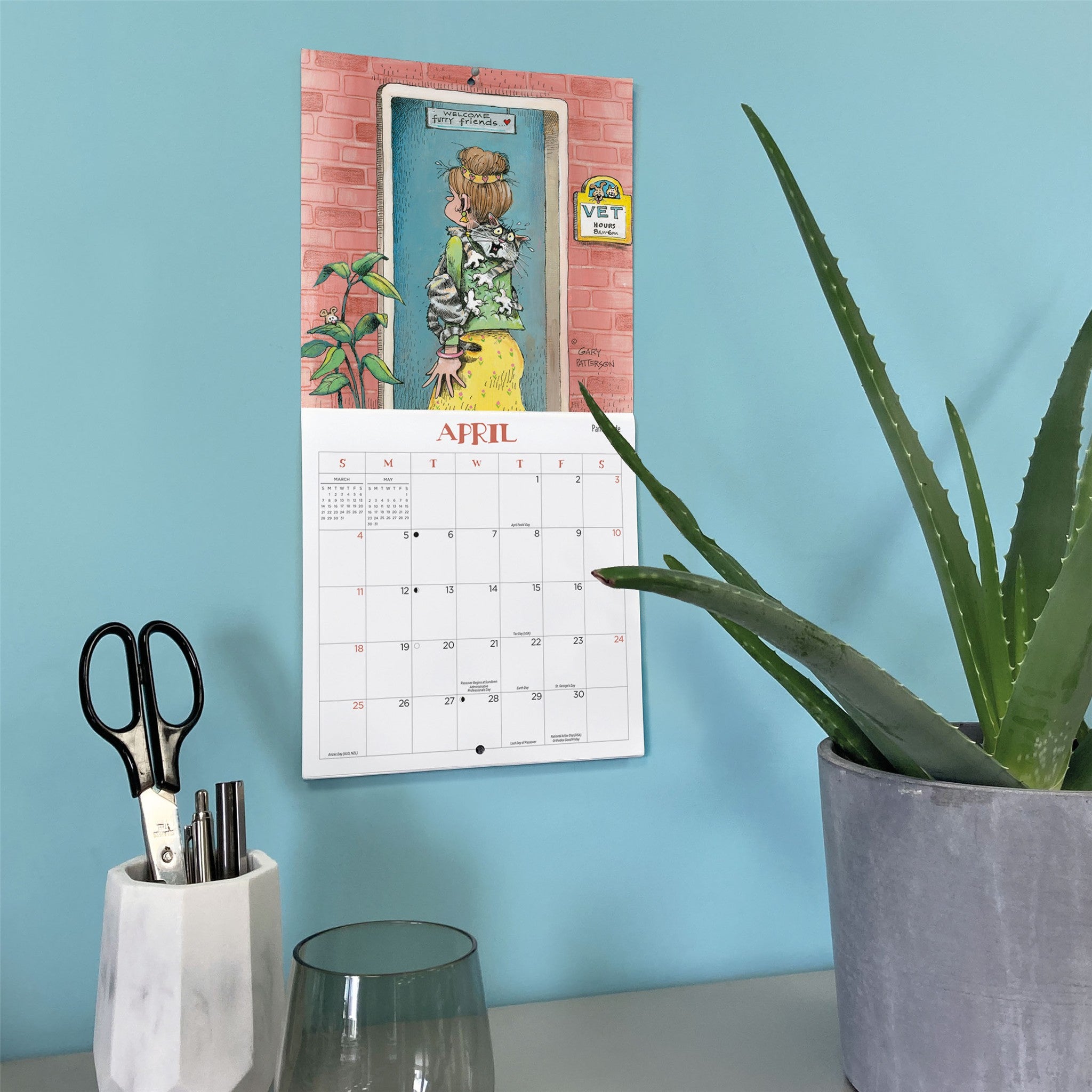 Gary Patterson Cats 2027 Mini Magnetic Calendar