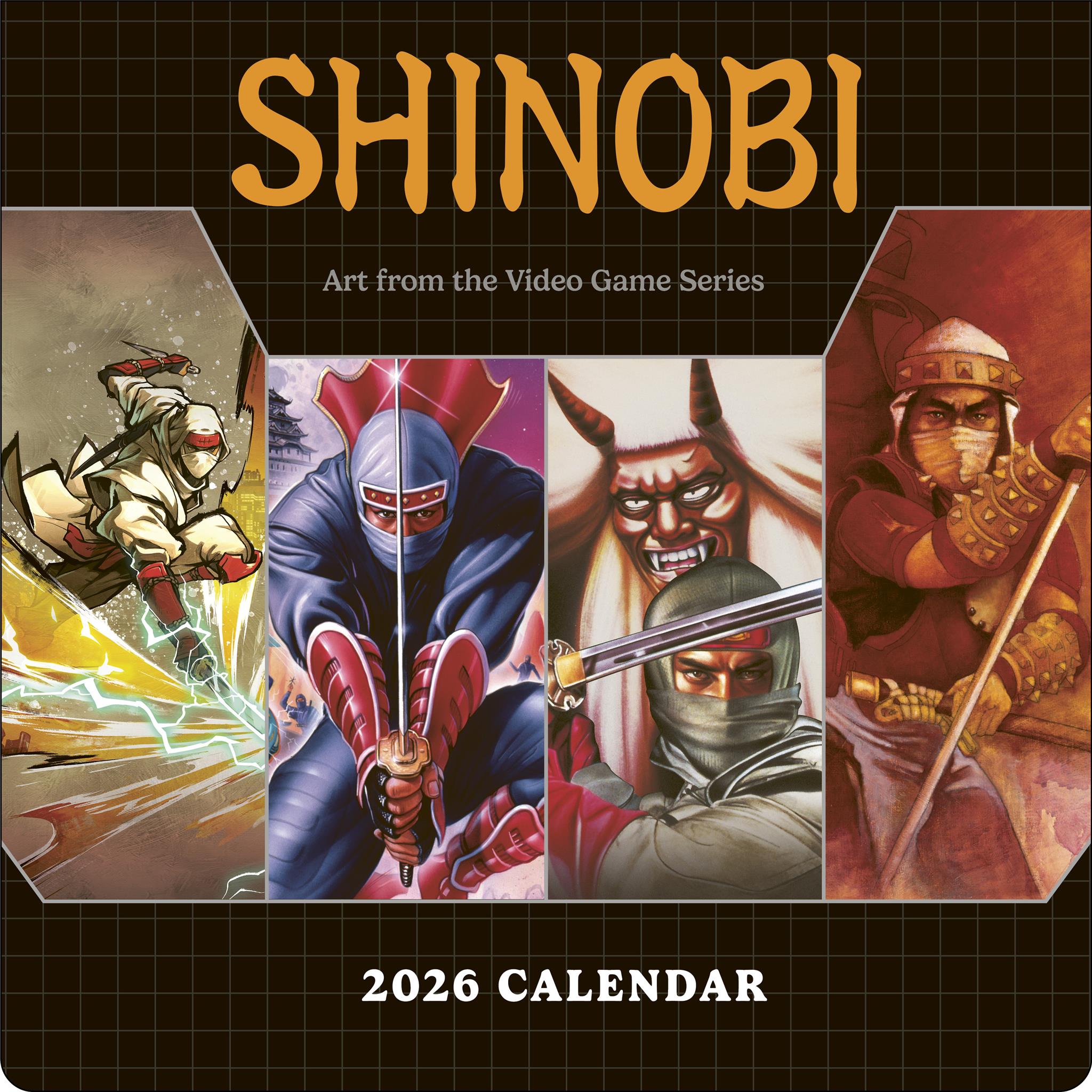 Calendrier mural Shinobi 2026 - Disponible uniquement en ligne