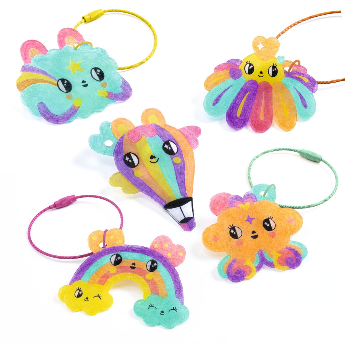 Kawaii Keyring Artistic Plastic