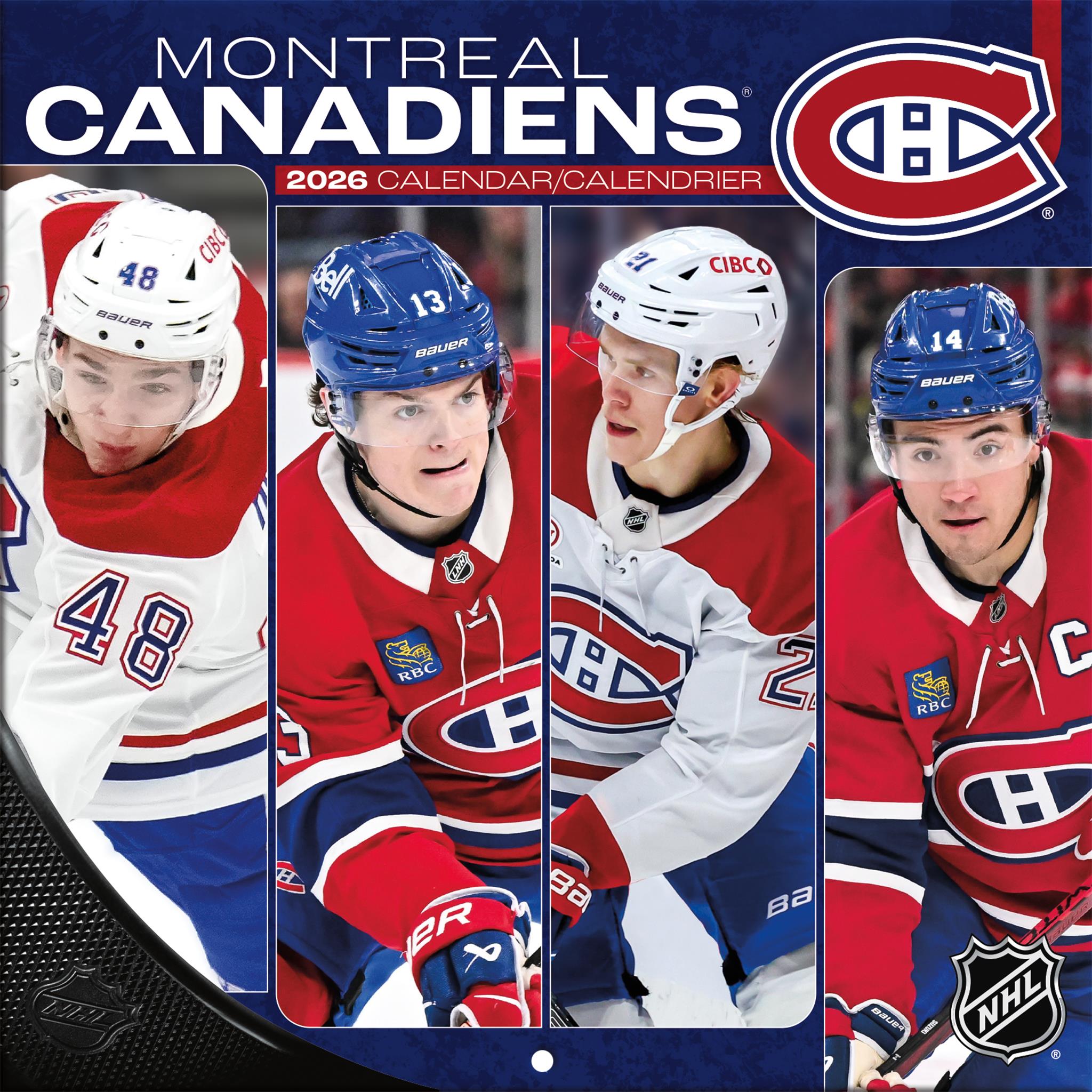 Mini-calendrier 2026 des Canadiens de Montréal (LNH)