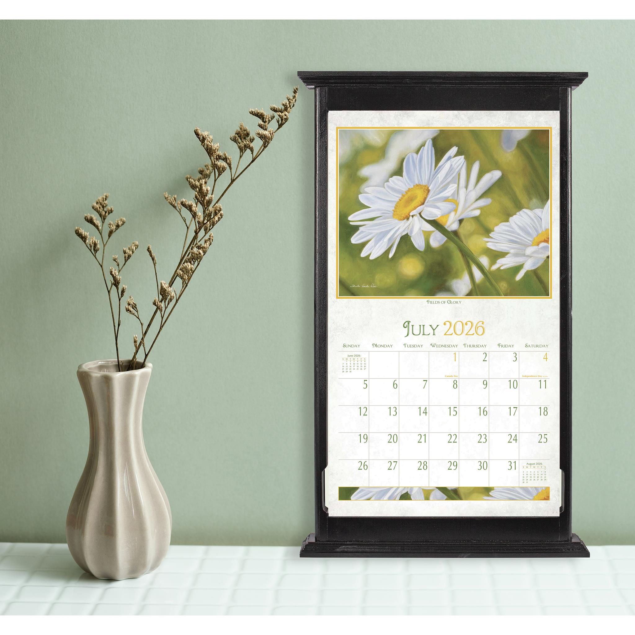 Calendrier mural Beauté en fleurs 2026 - Disponible uniquement en ligne