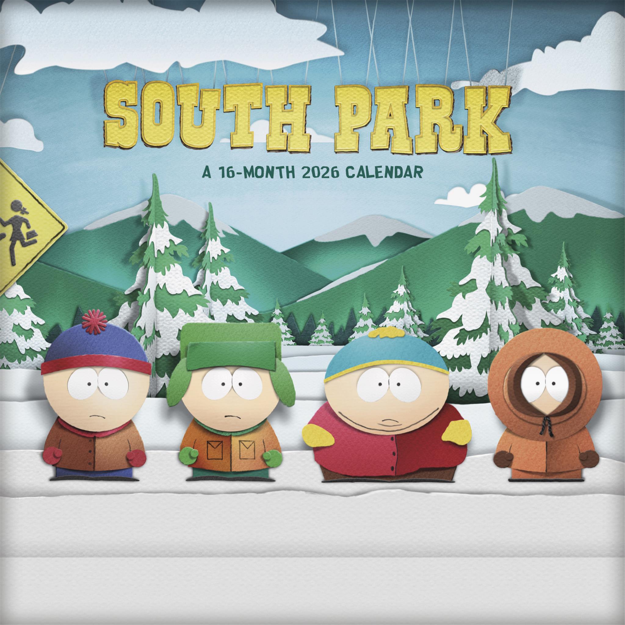 Calendrier mural South Park 2026