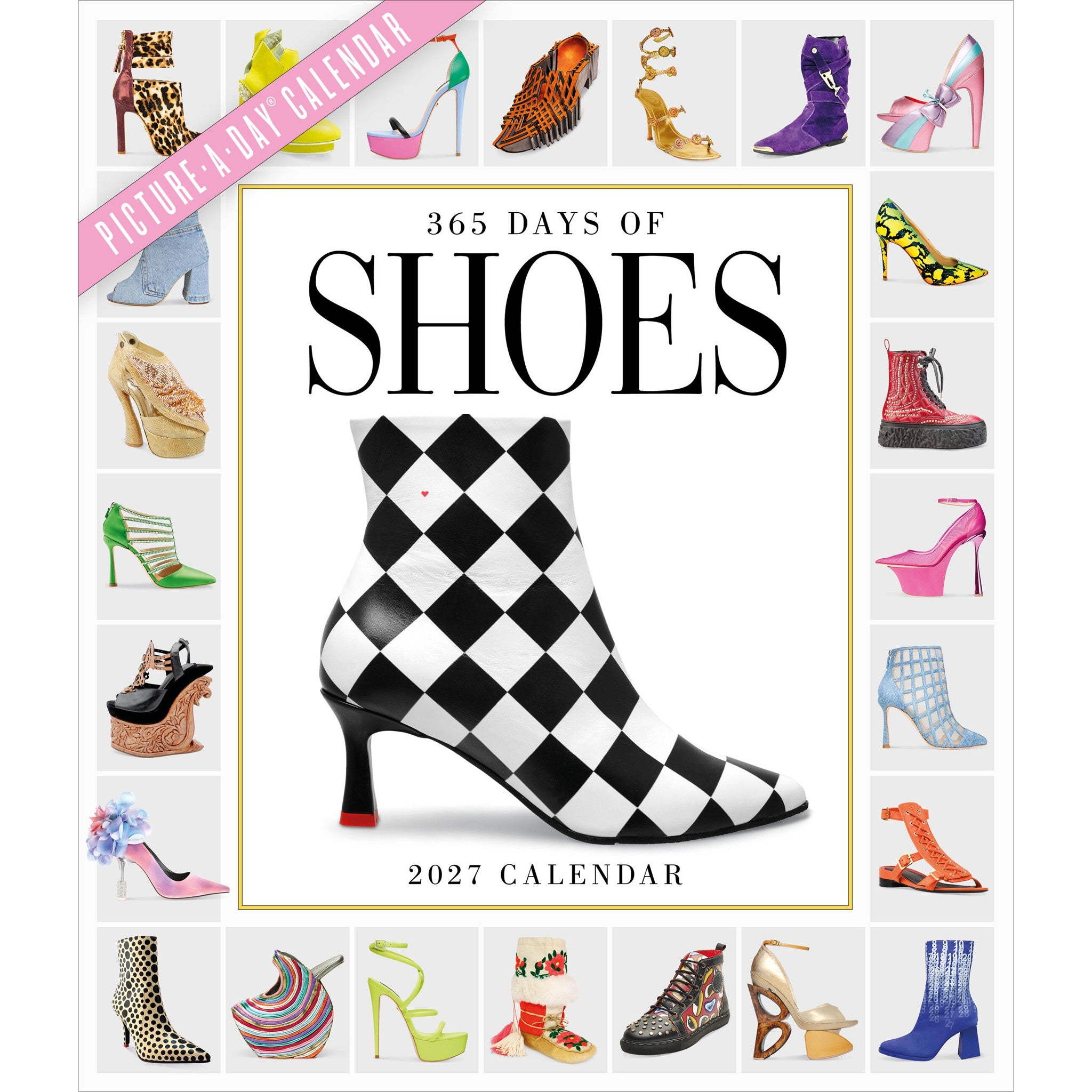 365 Days of Shoes 2027 Wall Calendar
