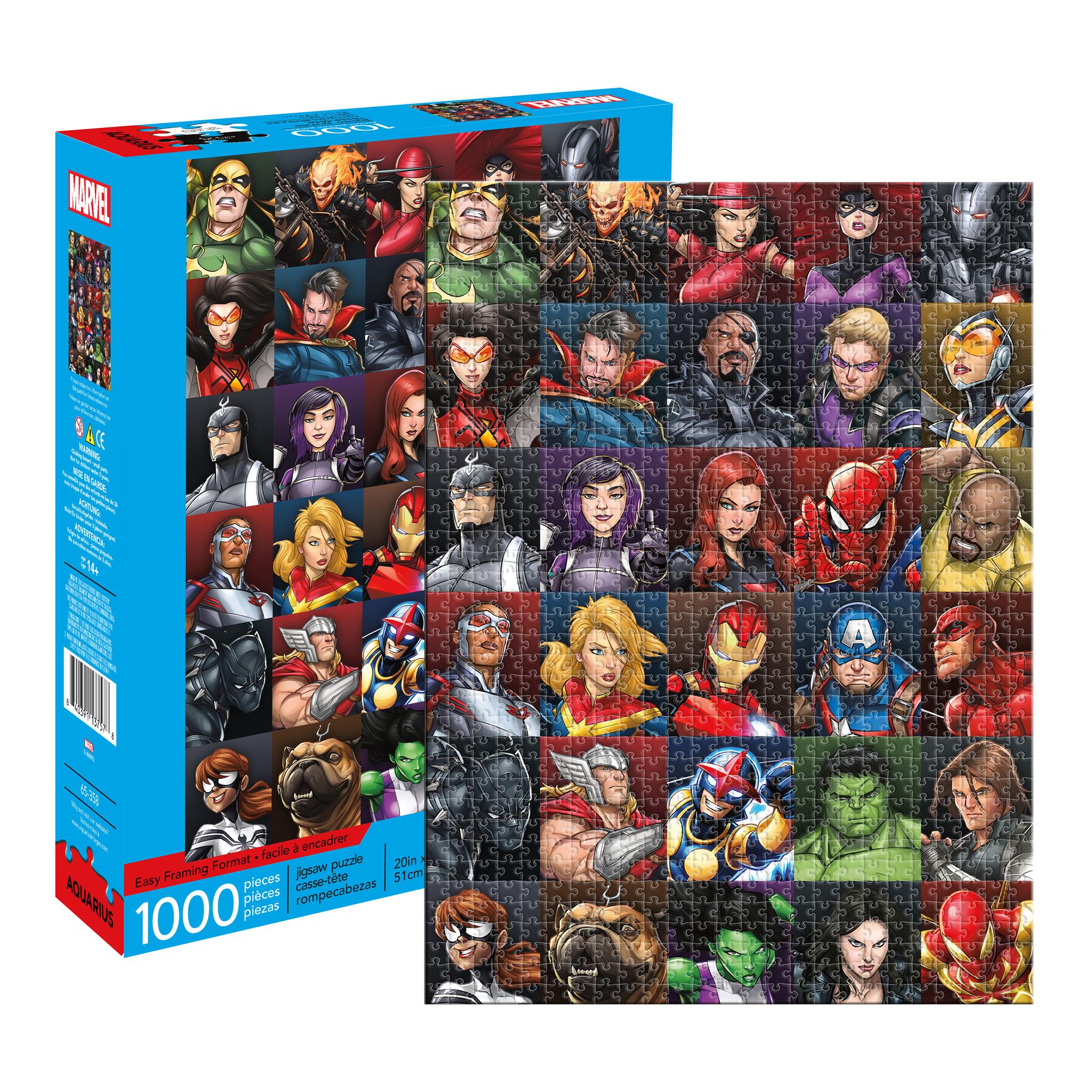 Marvel Heroes Collage 1000 Piece Puzzle