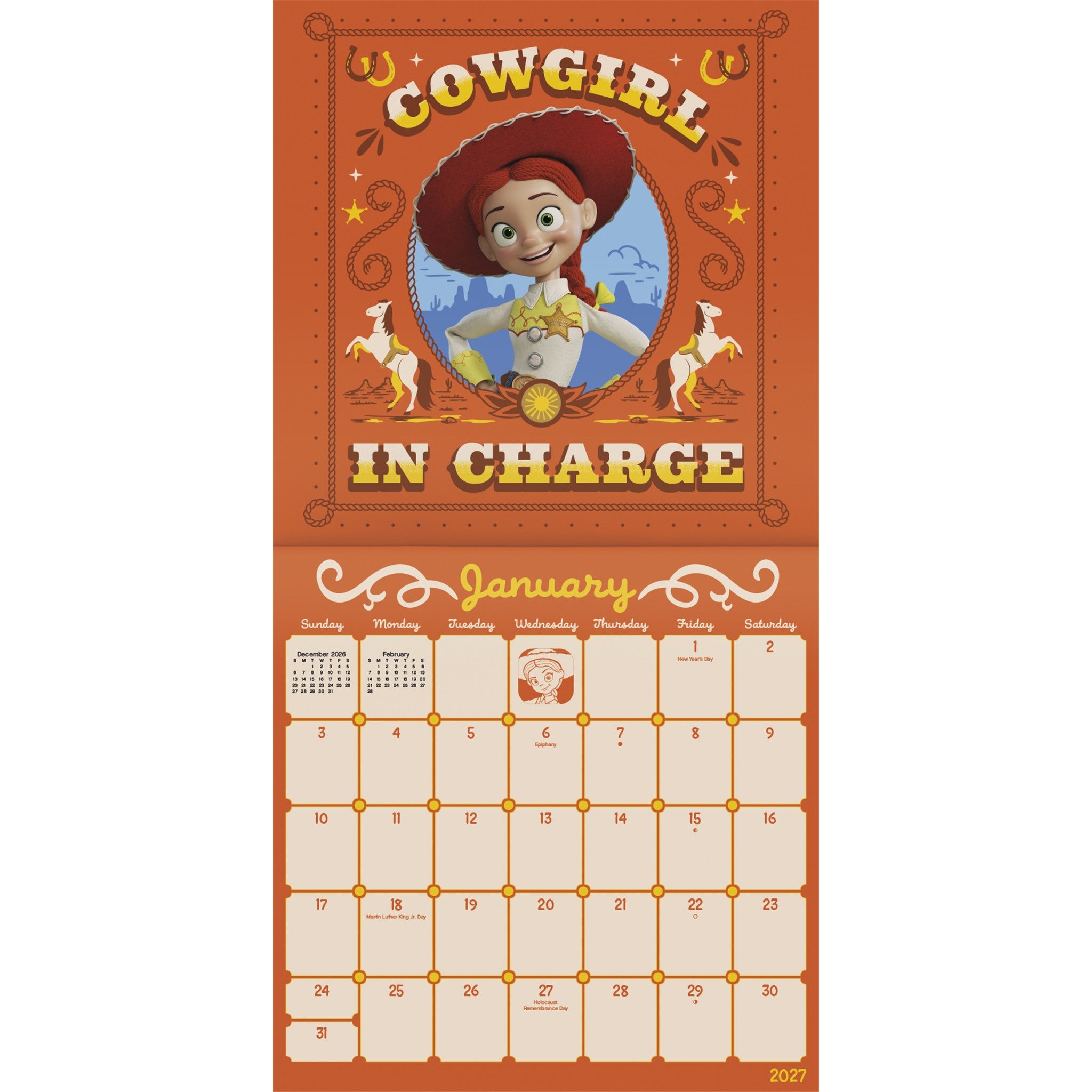 Toy Story 5 2027 Wall Calendar