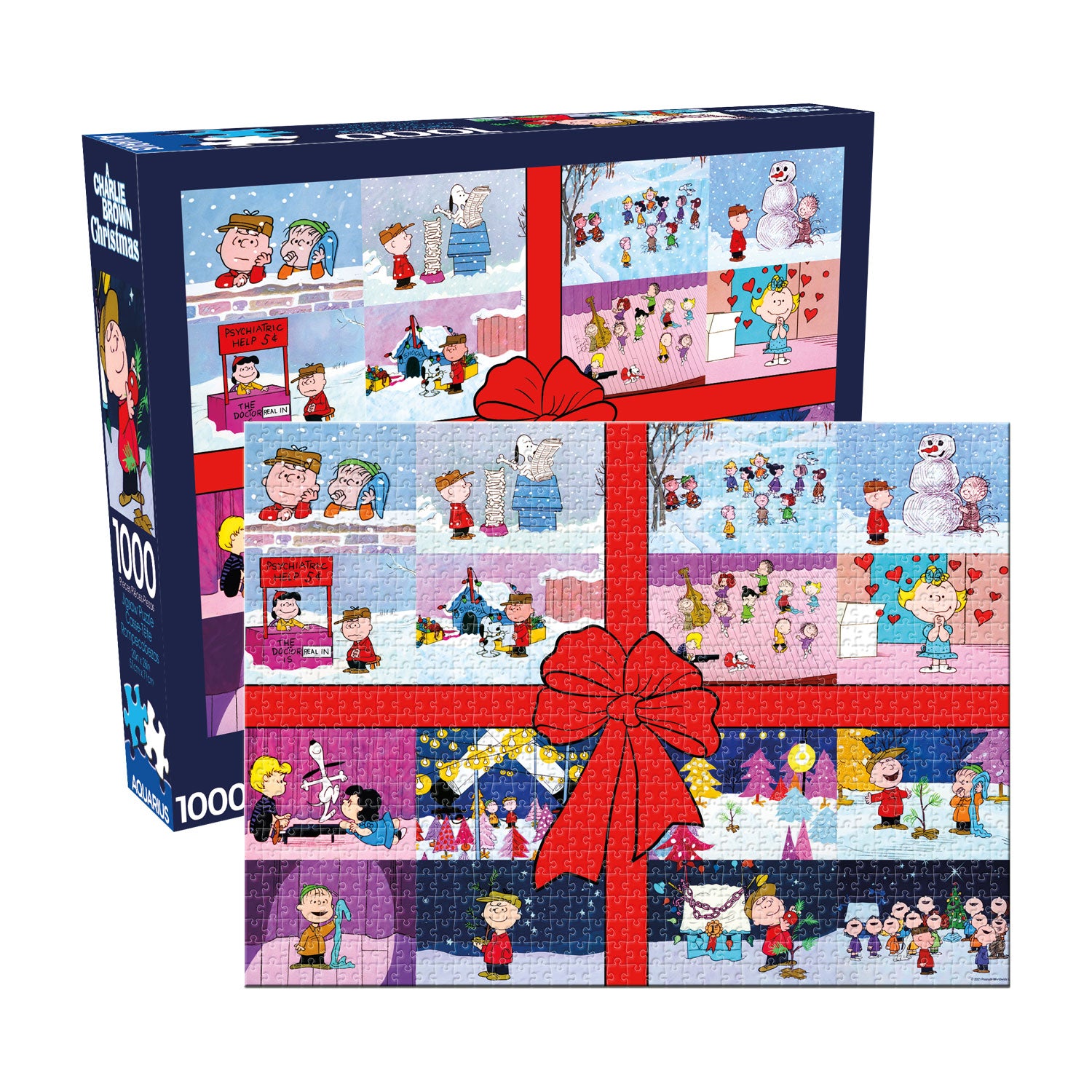 Puzzle de 1000 pièces « Cadeau de Noël de Charlie Brown » (Peanuts) - Disponible uniquement en ligne