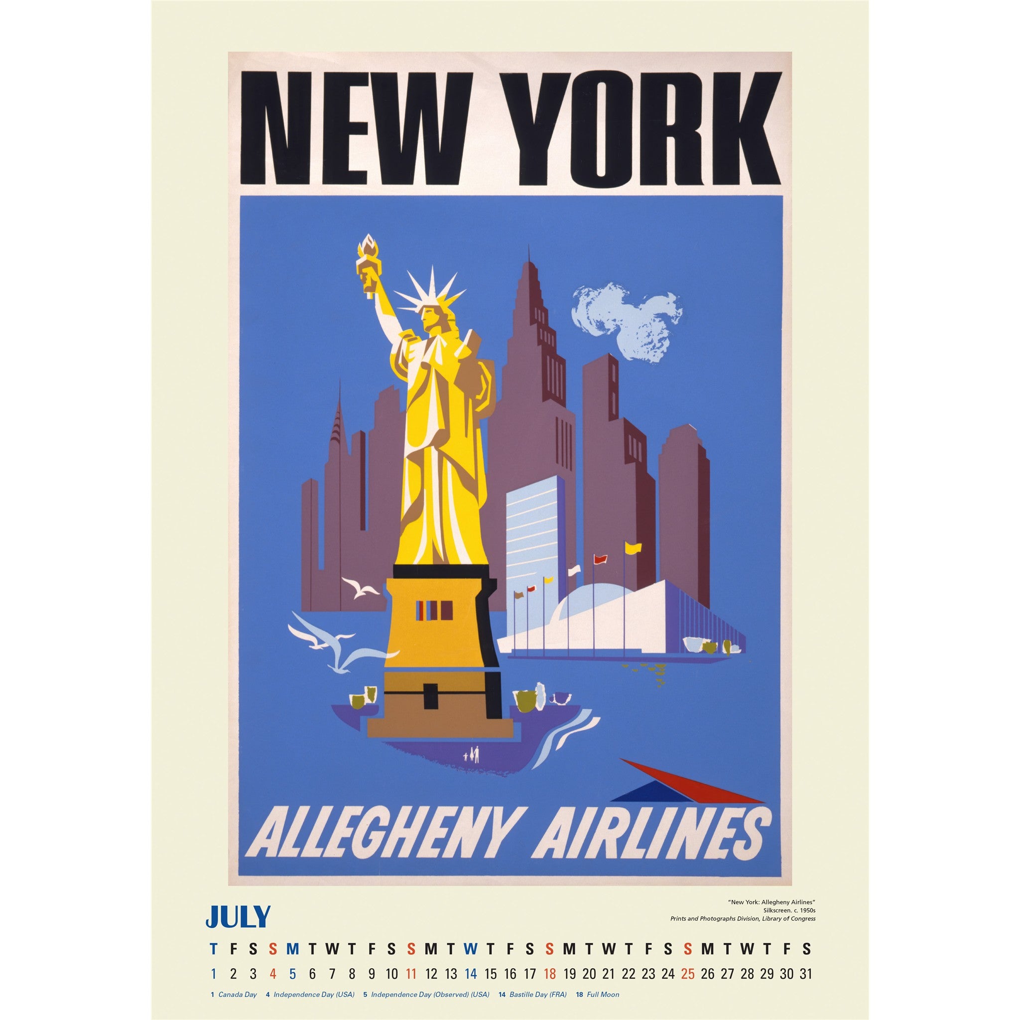 Travel the World 2027 Poster Calendar