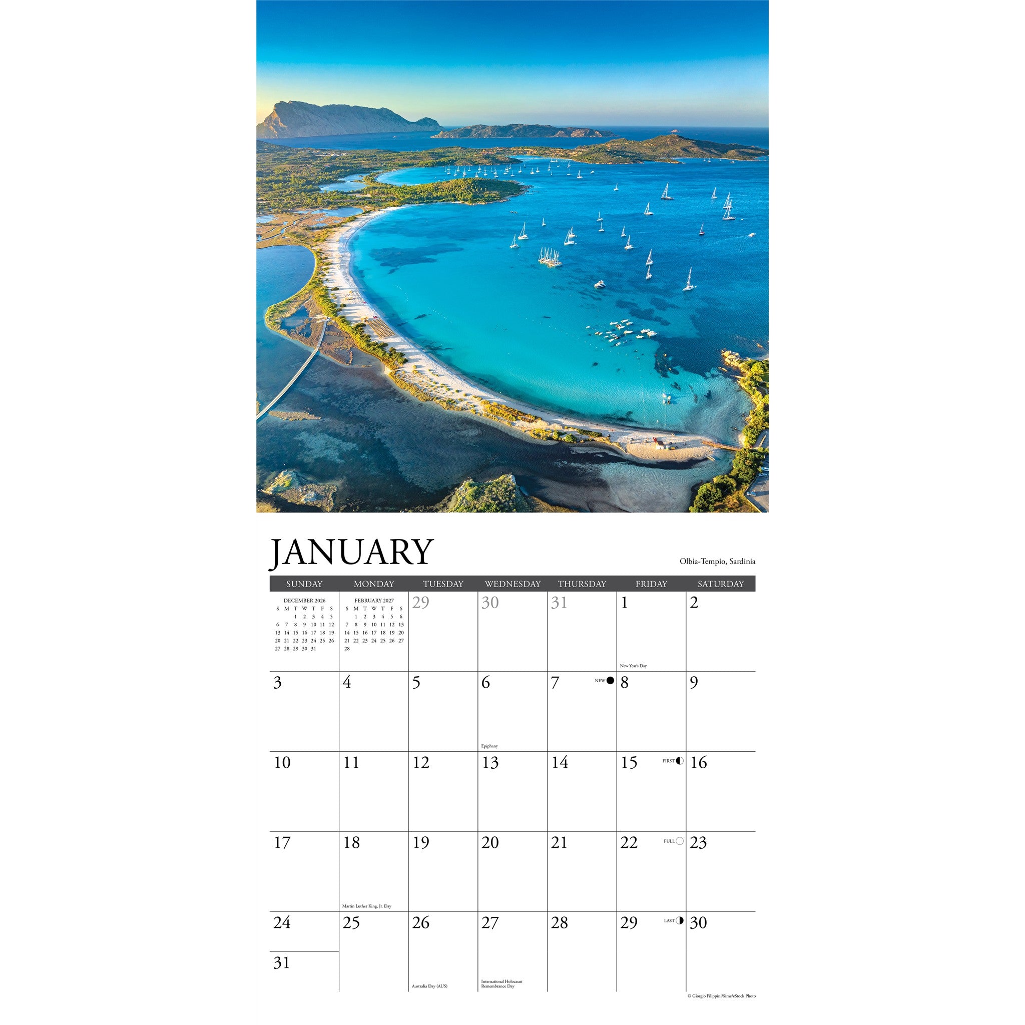 Italy 2027 Wall Calendar - Online Only