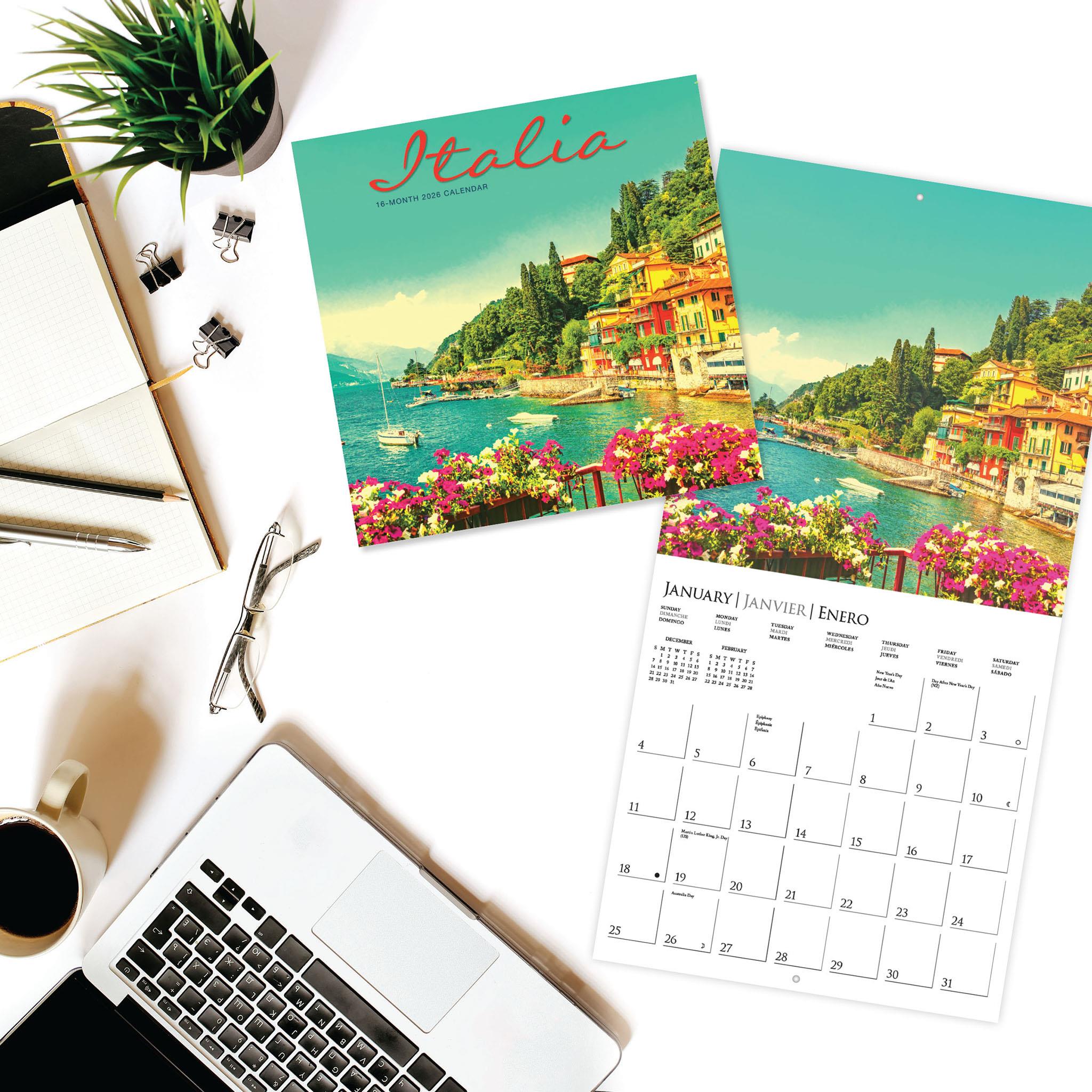 Italia 2026 Mini Calendar