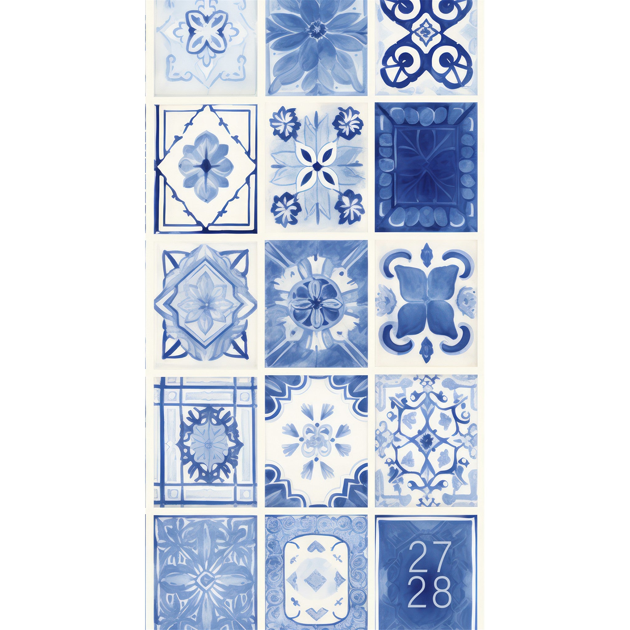 Mediterranean Tiles 2027-2028 2-Year Pocket Planner