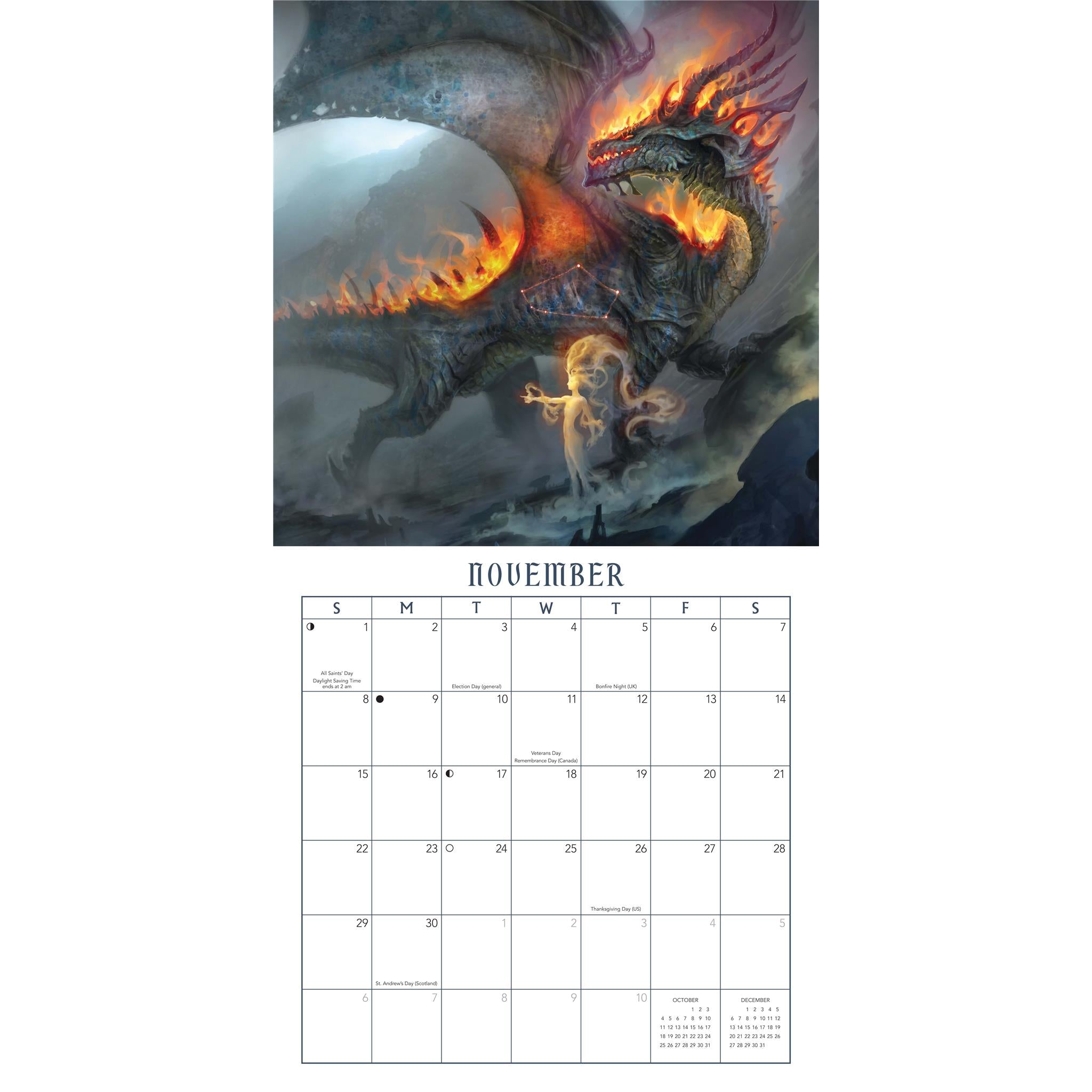 Dragon 2026 Wall Calendar