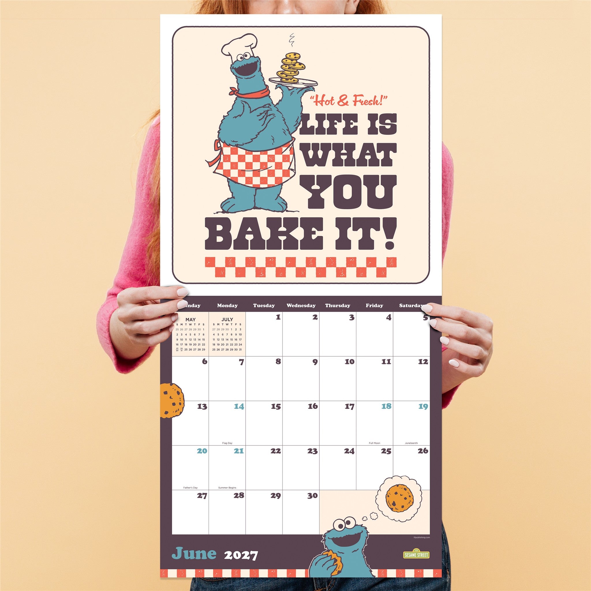Sesame Street 2027 Wall Calendar