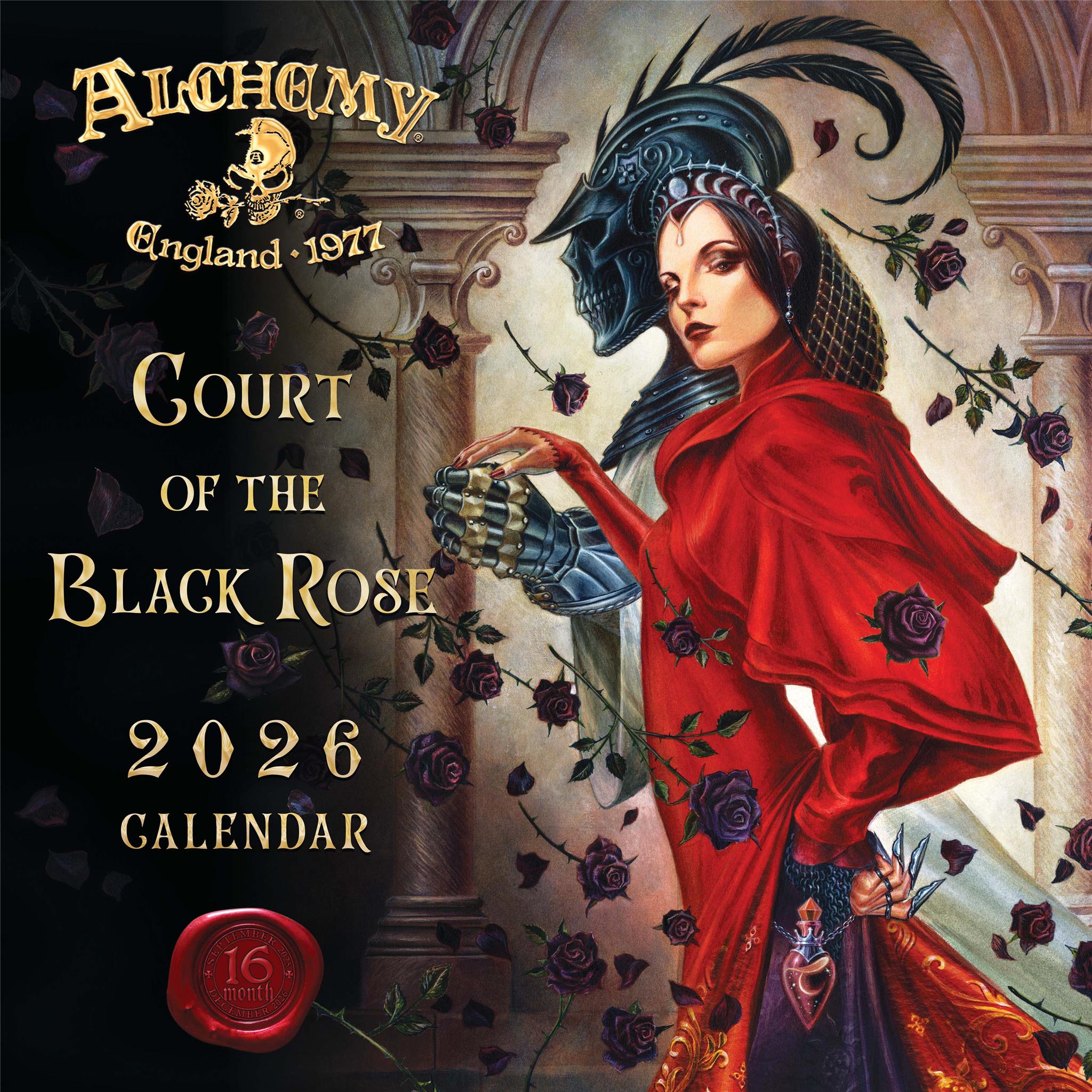Calendrier mural Alchemy 1977 Gothic 2026