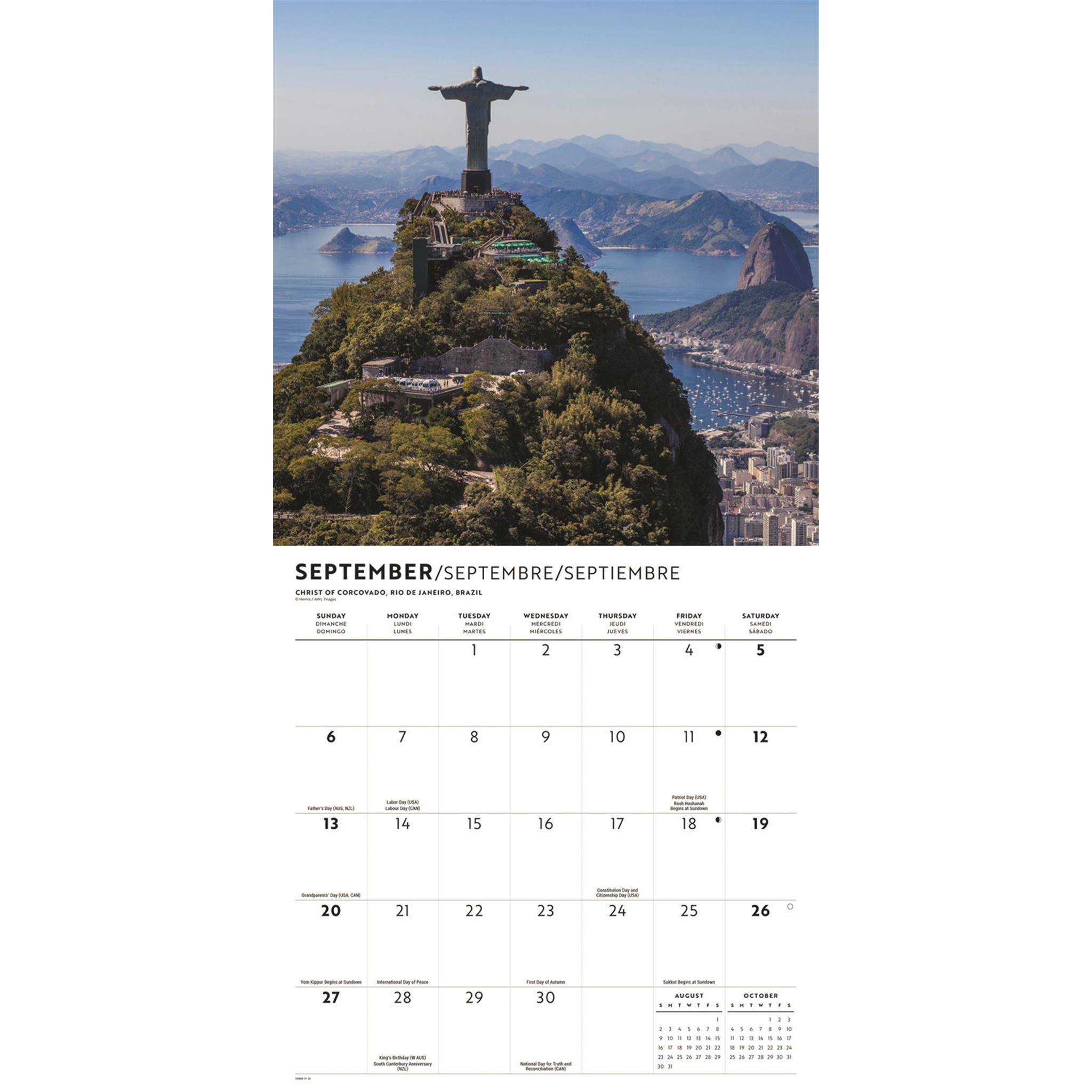 Passports To The World 2026 Wall Calendar