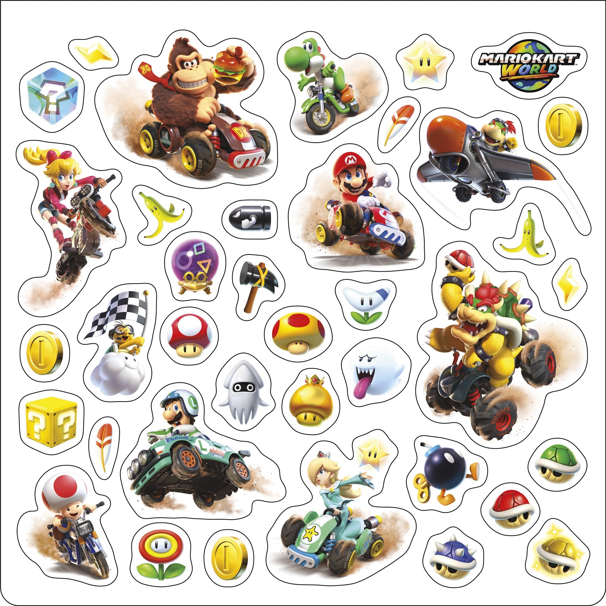 Mario Kart World 2027 Wall Calendar