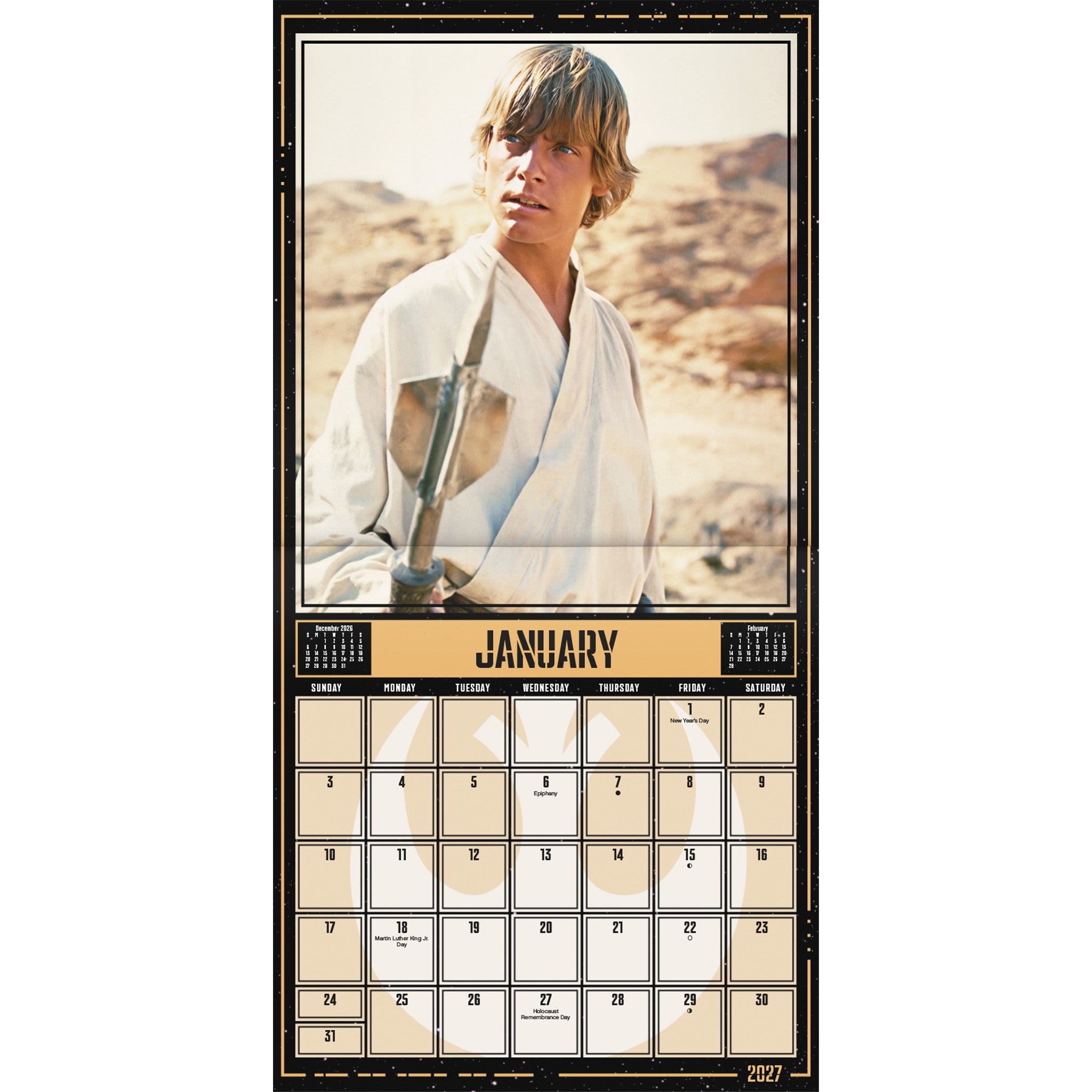 Star Wars 2027 Mini Calendar