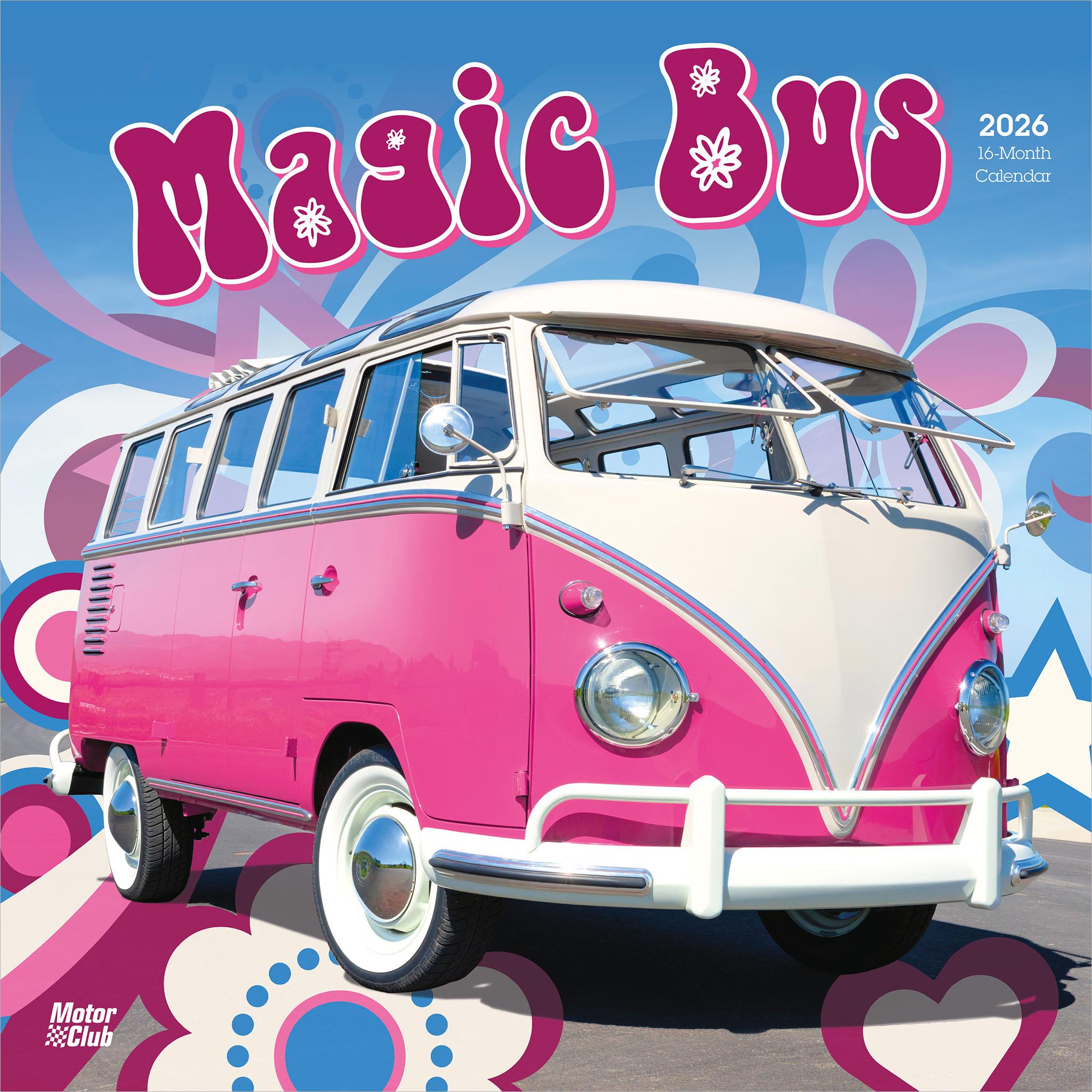 Calendrier mural Magic Bus 2026